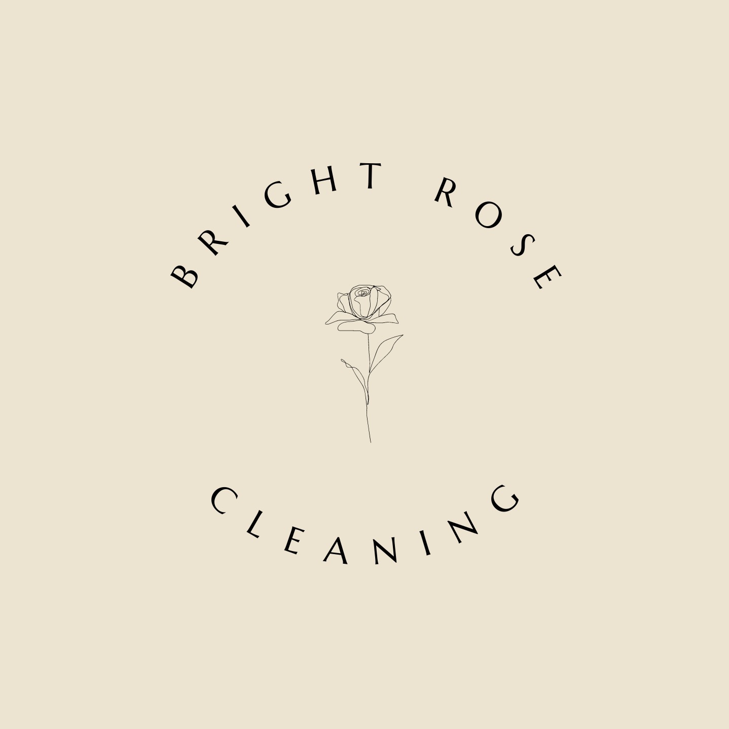 Bright Rose Cleaning logo
