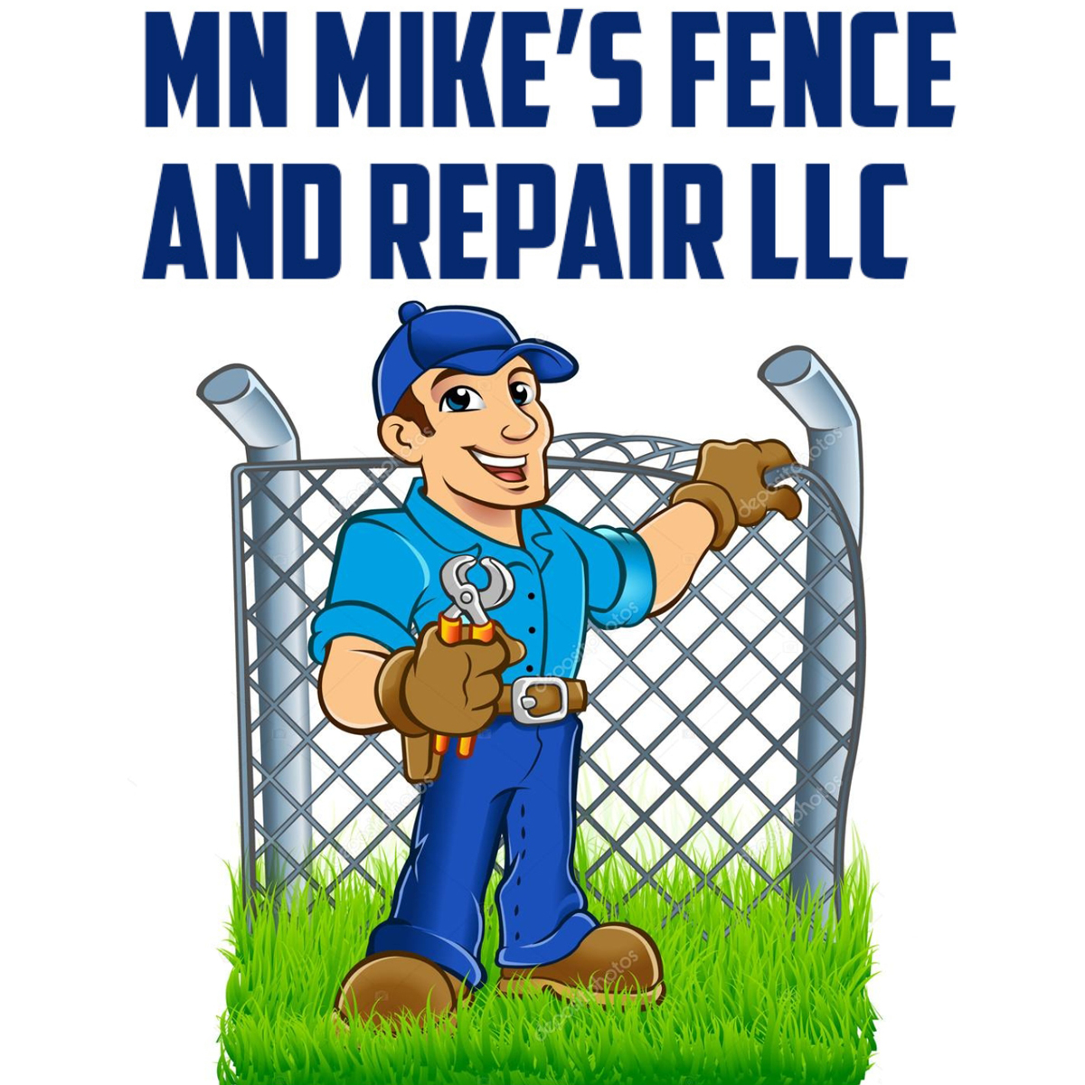 MN Mike's Fence and Repair logo