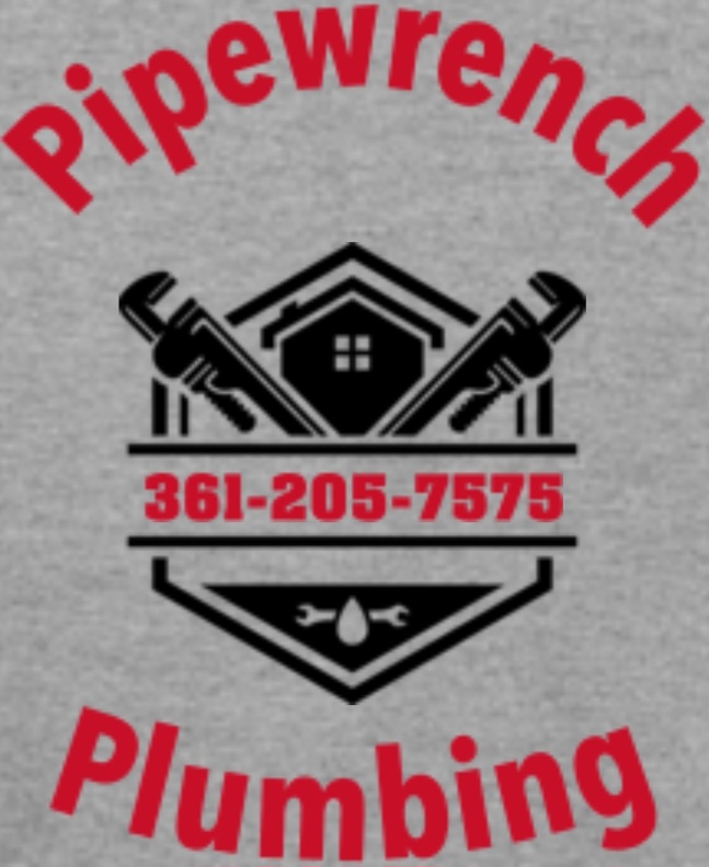 Pipe wrench plumbing tx logo