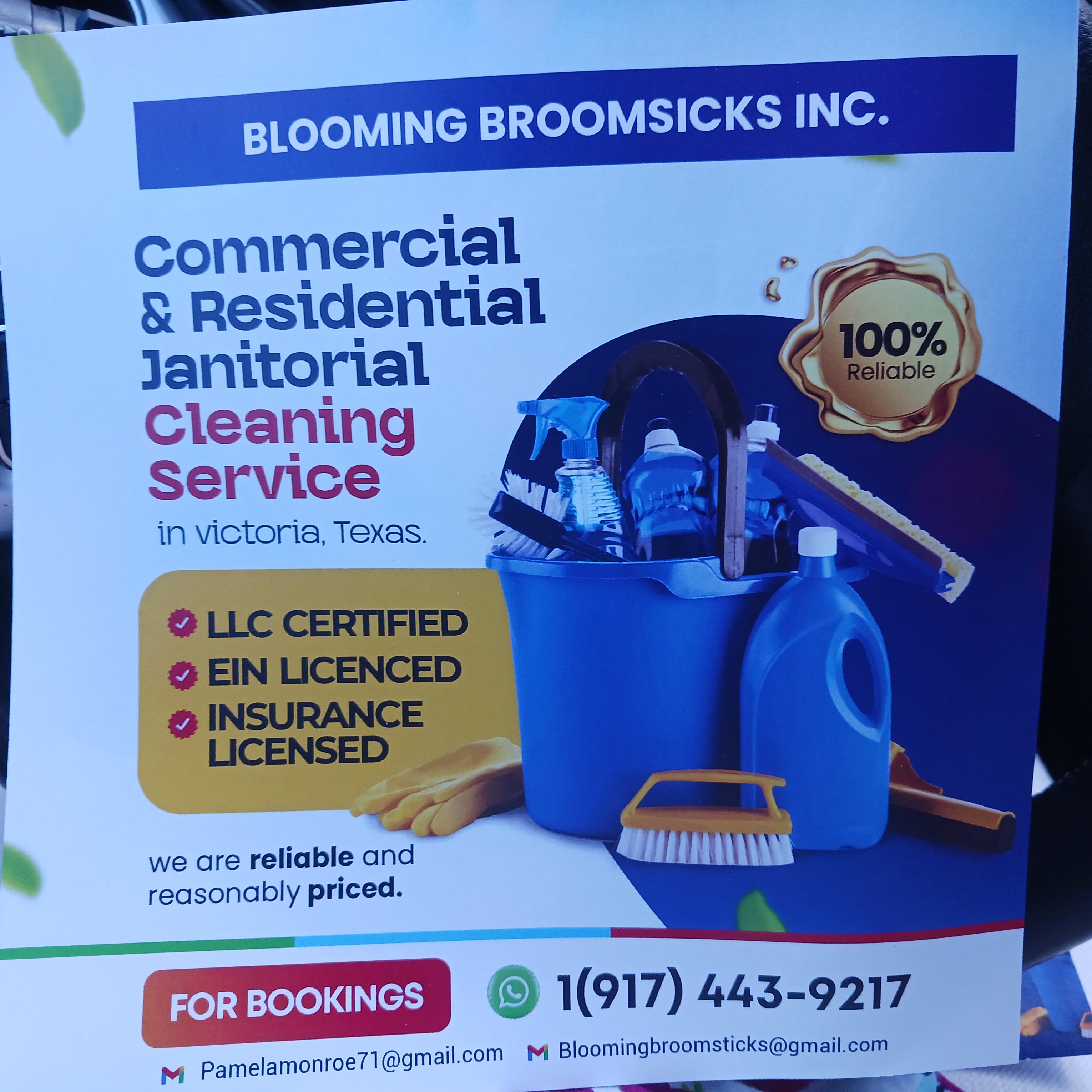 Logo for Blooming Broomsticks Inc.