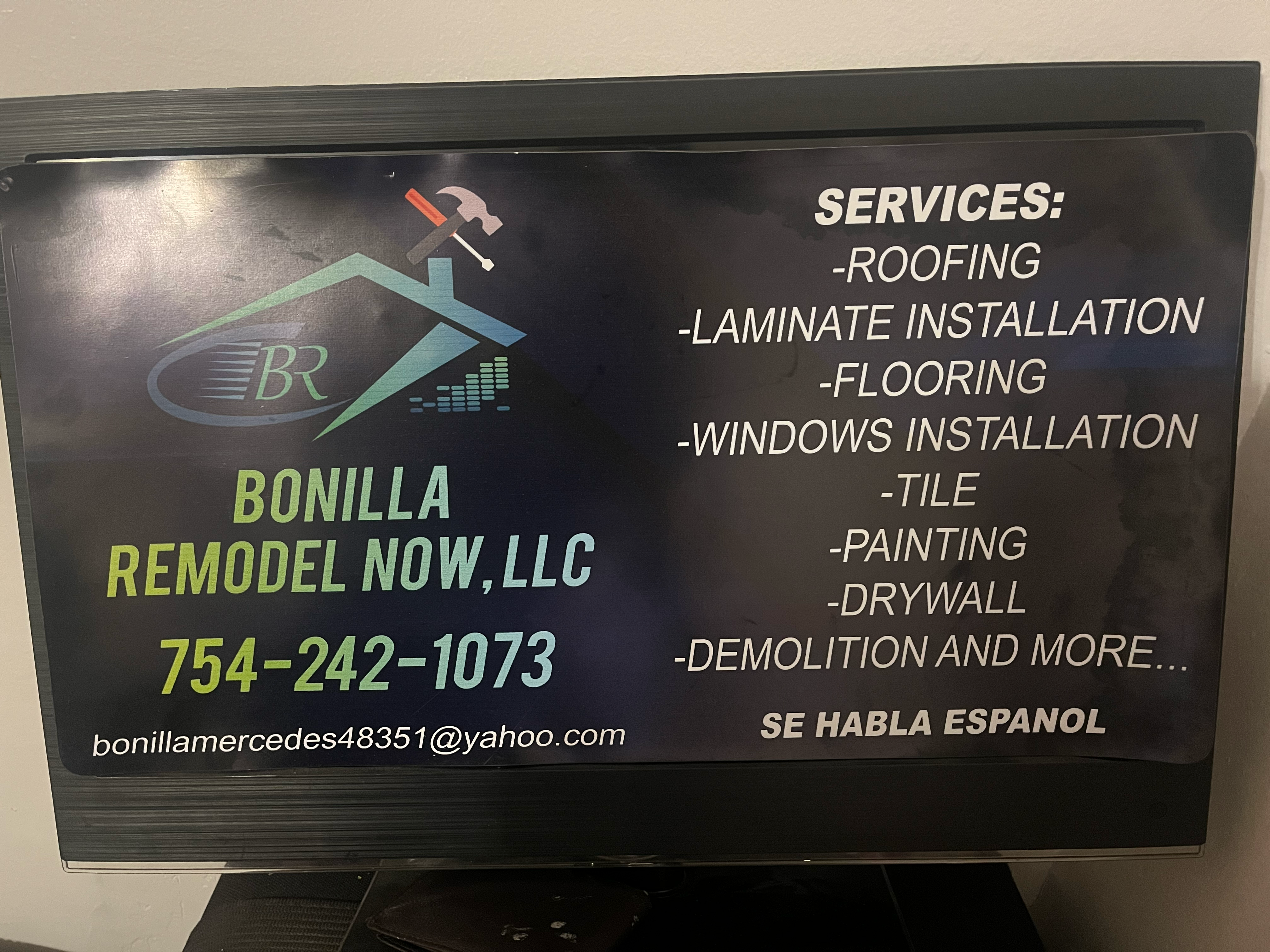 Avatar for Bonilla Remodel Now, LLC