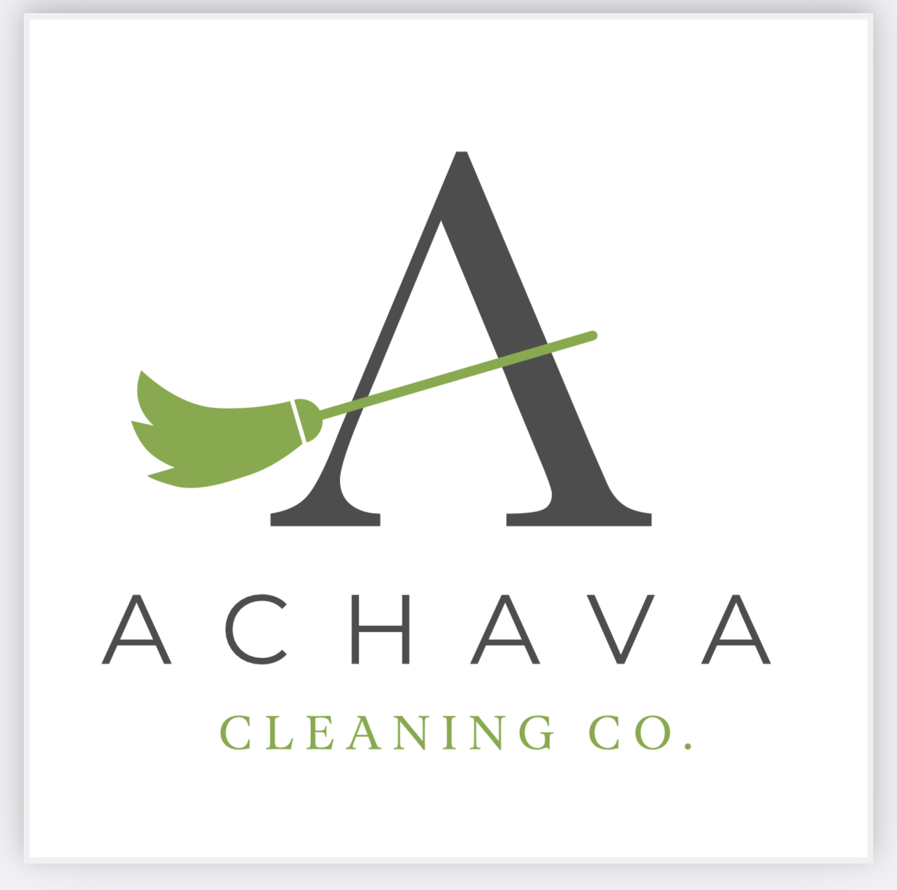 Logo for Achava Cleaning Services