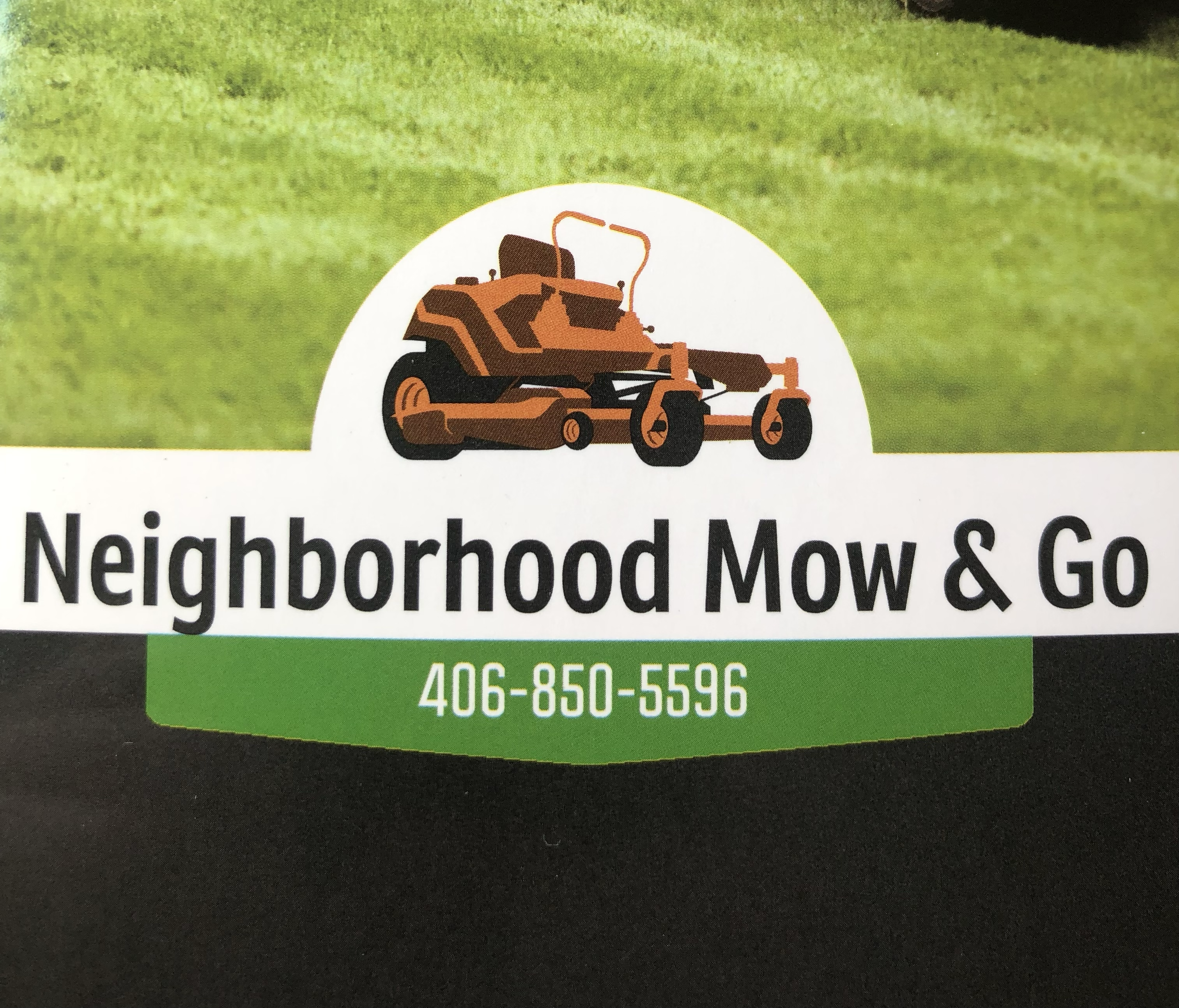 Neighborhood mow n go logo