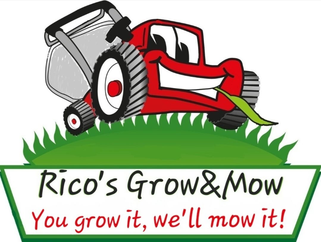 Ricos Grow and Mow logo