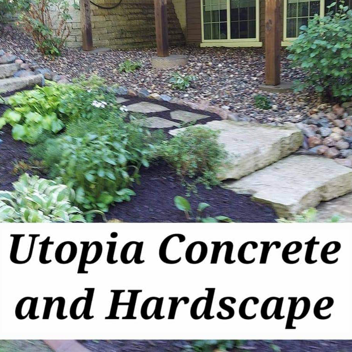 Utopia Concrete and Hardscape logo