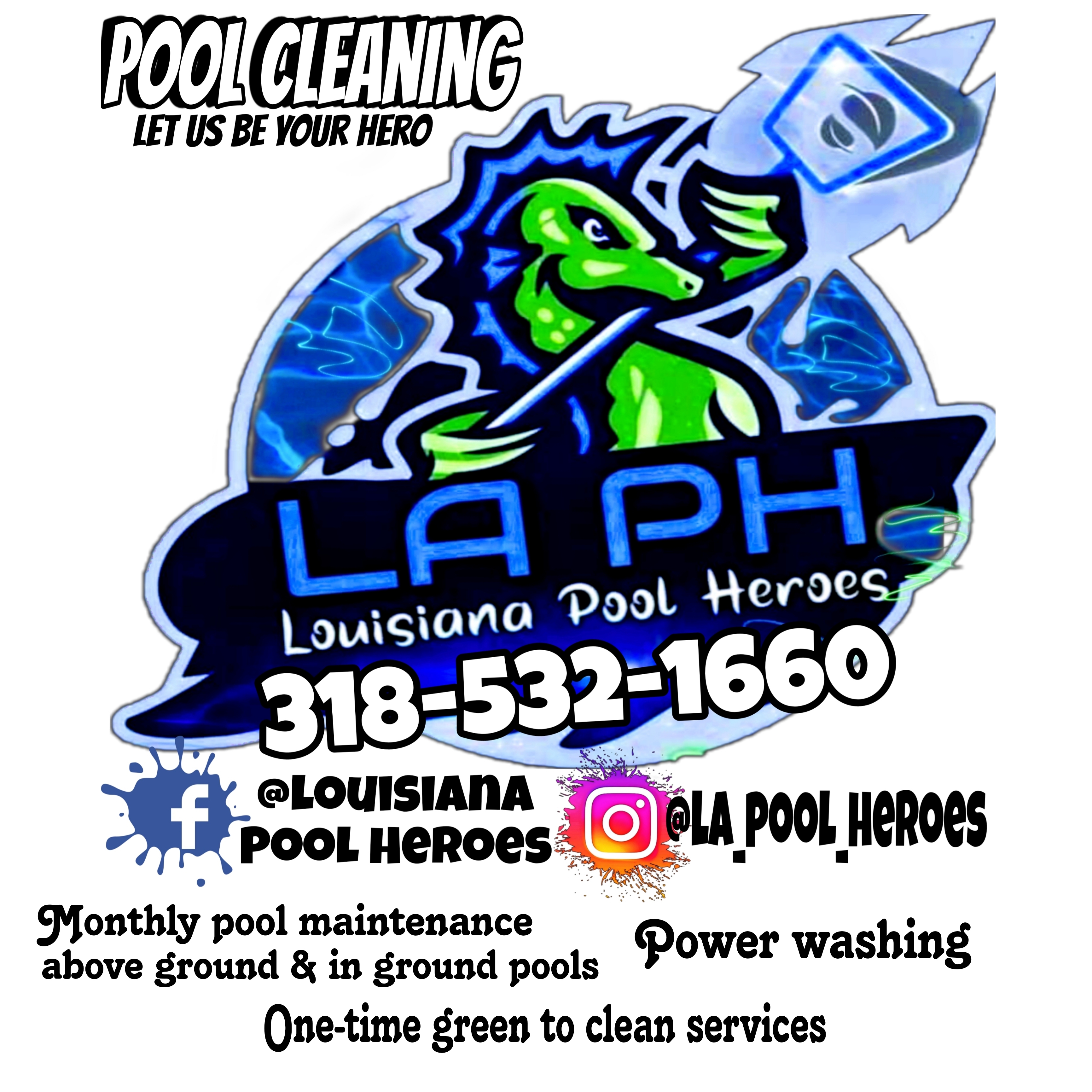 LA Pool Heroes logo