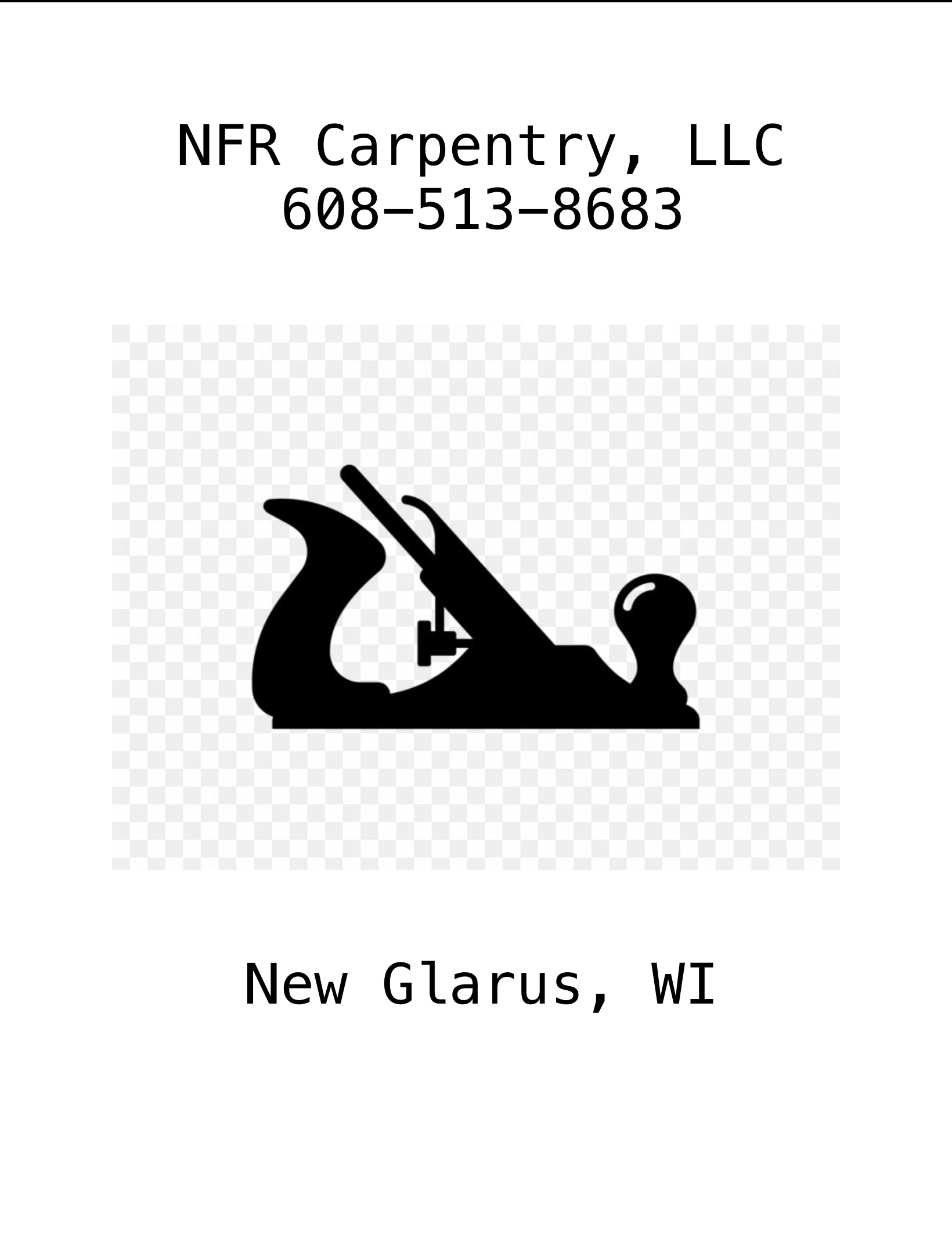 NFR Carpentry, LLC logo