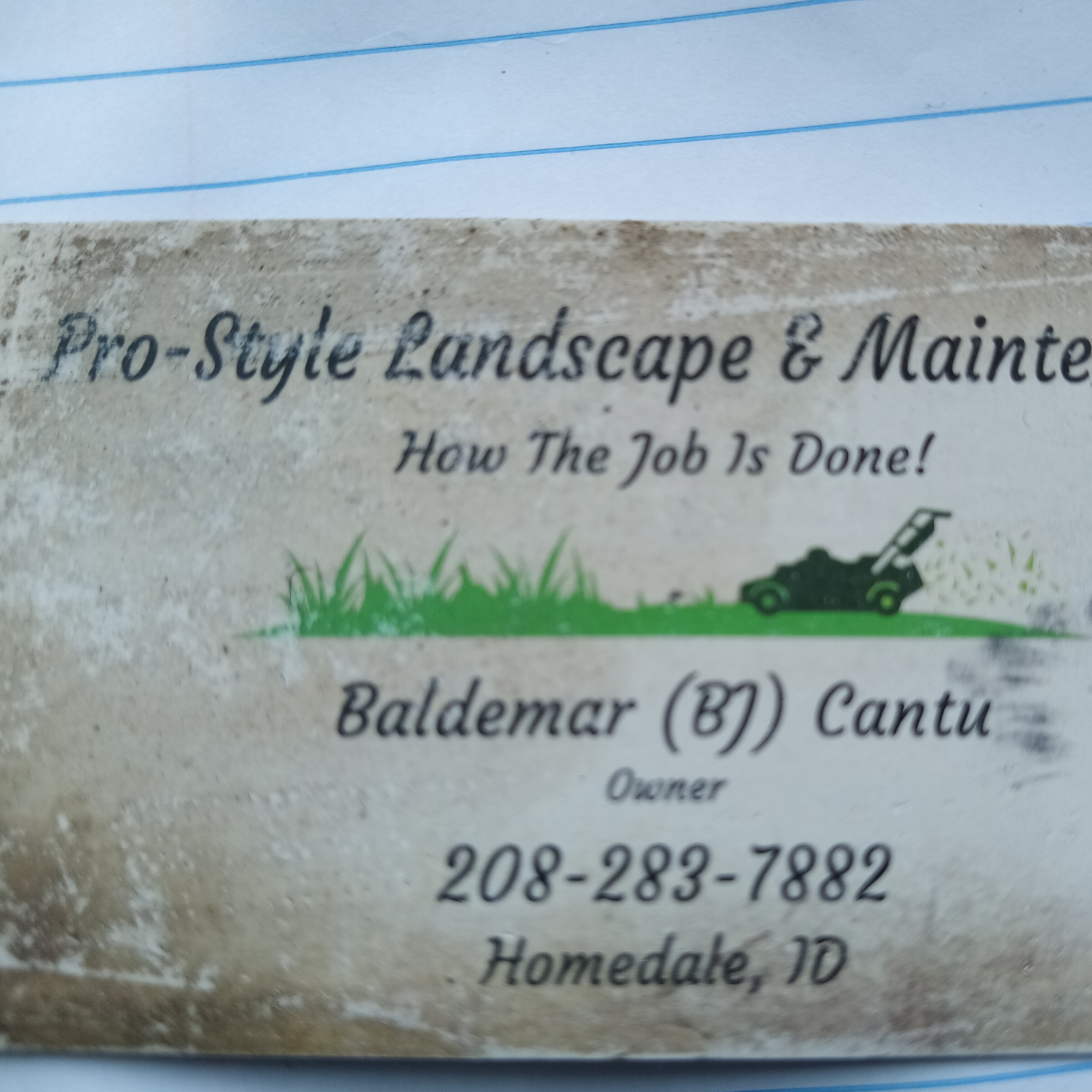 Logo for Pro Style Landscaping
