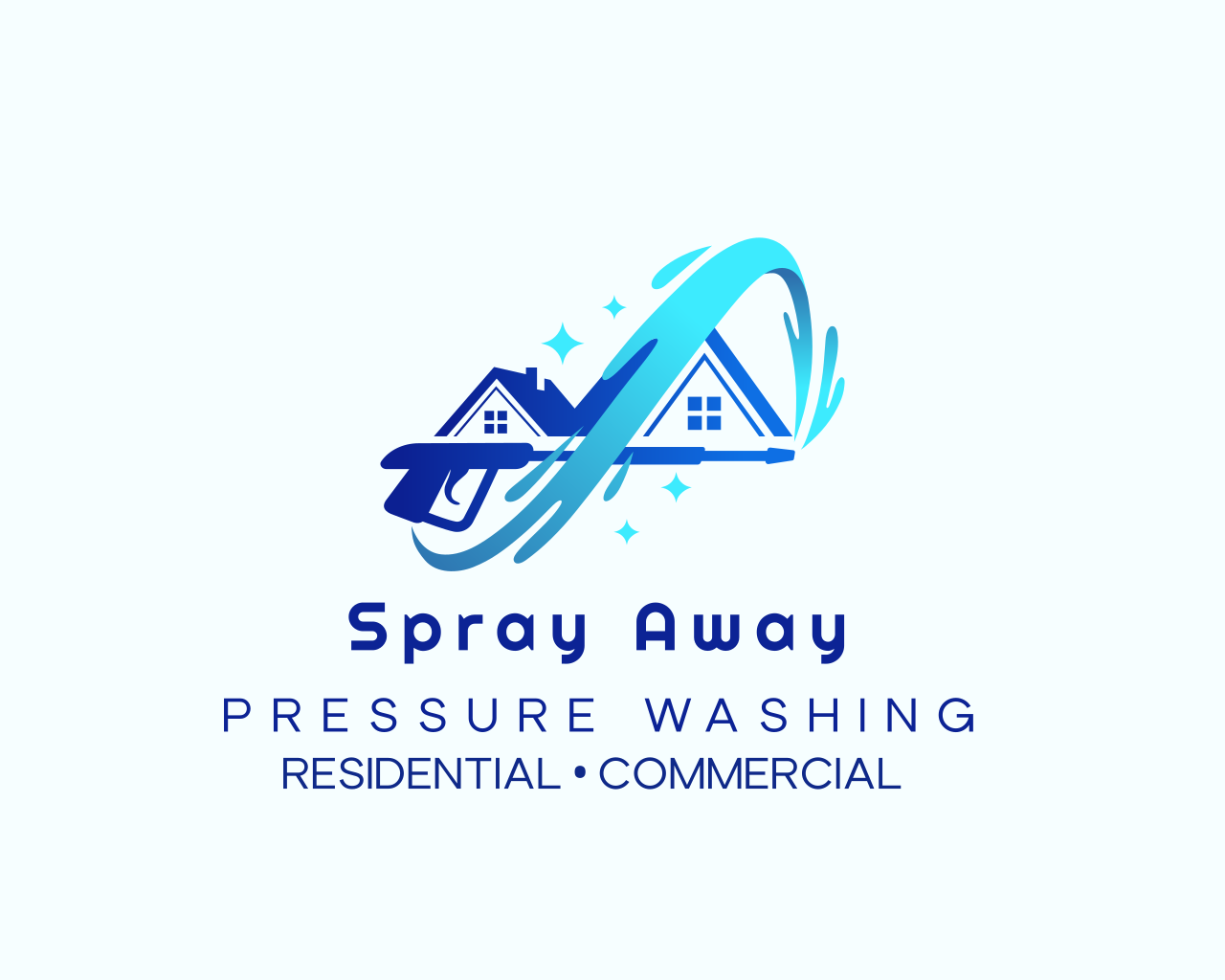 Spray Away Pressure Washing logo