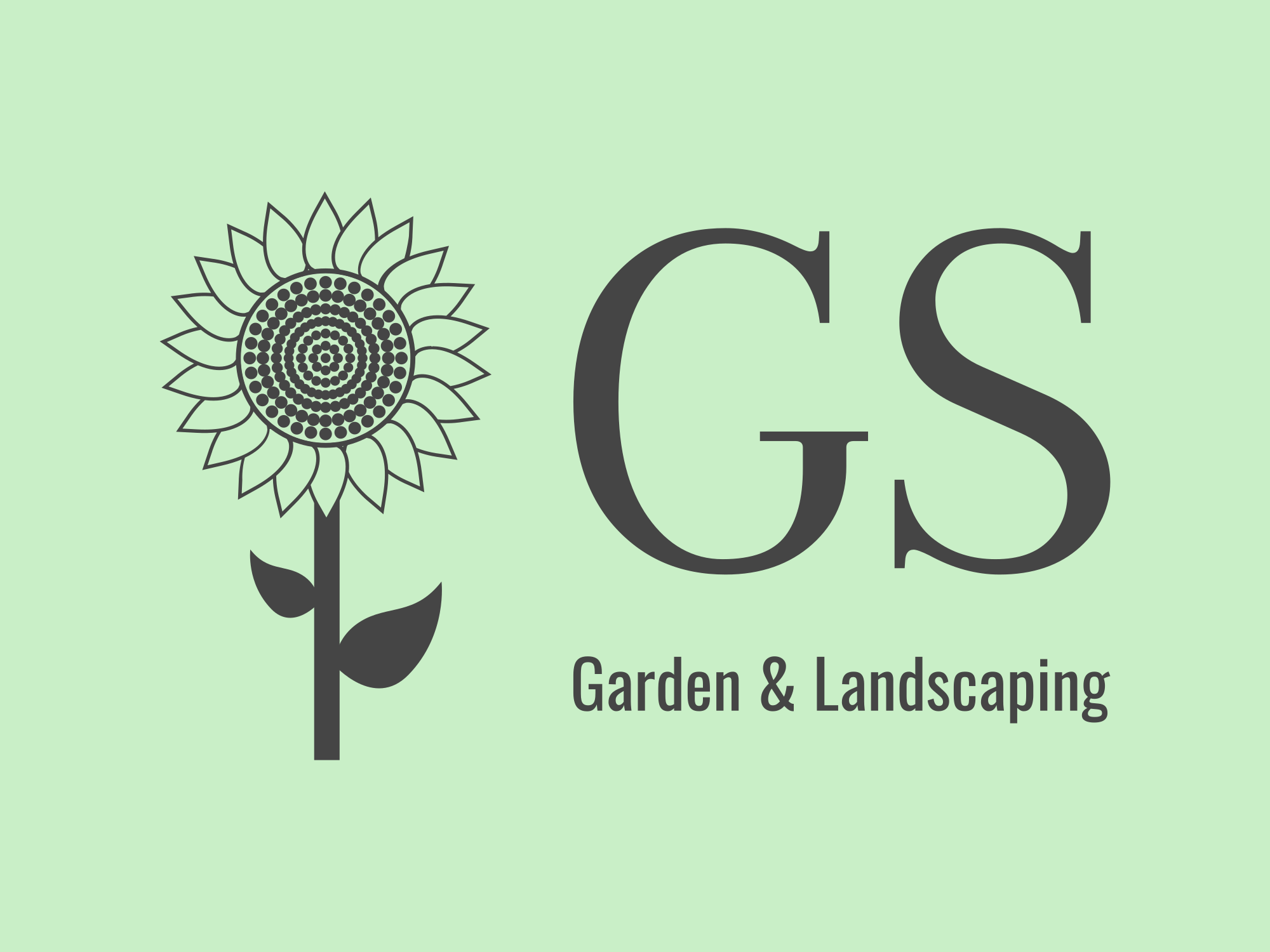 GS Garden & Landscape logo