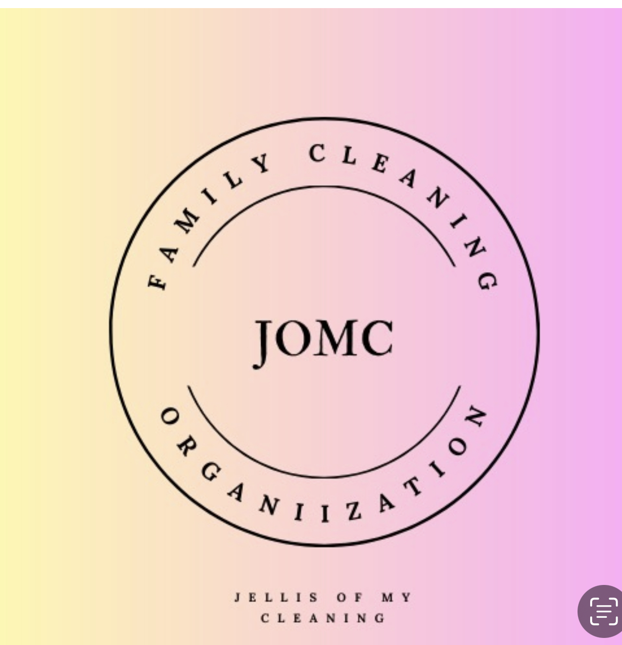 Jellis of my cleaning logo
