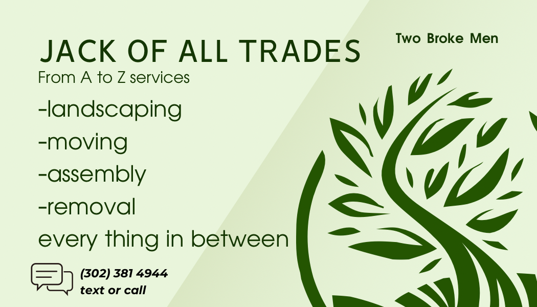 Two Broke Men Jack of all Trades logo