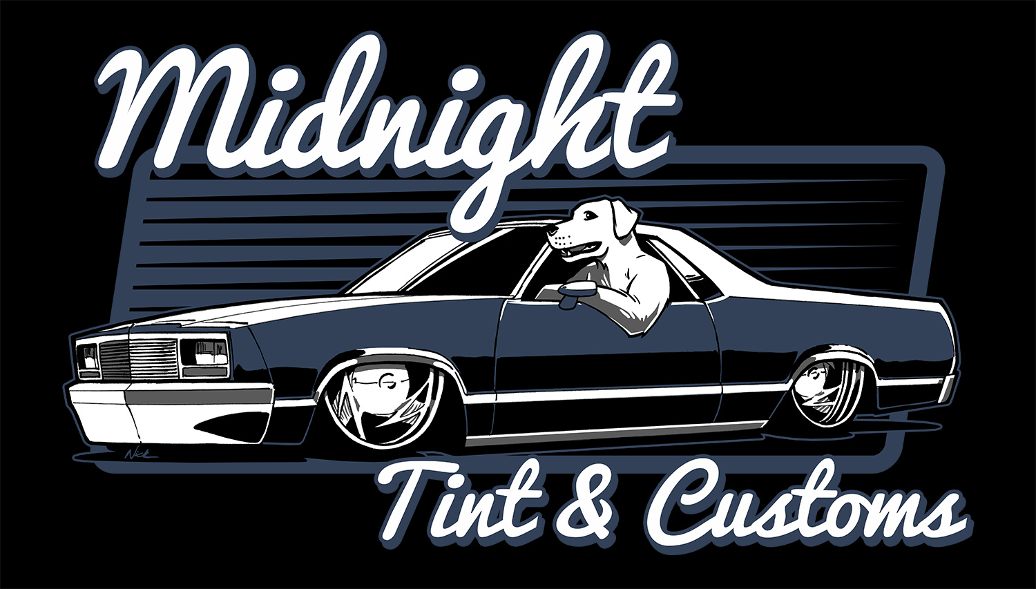 Midnight Tint & Customs LLC logo
