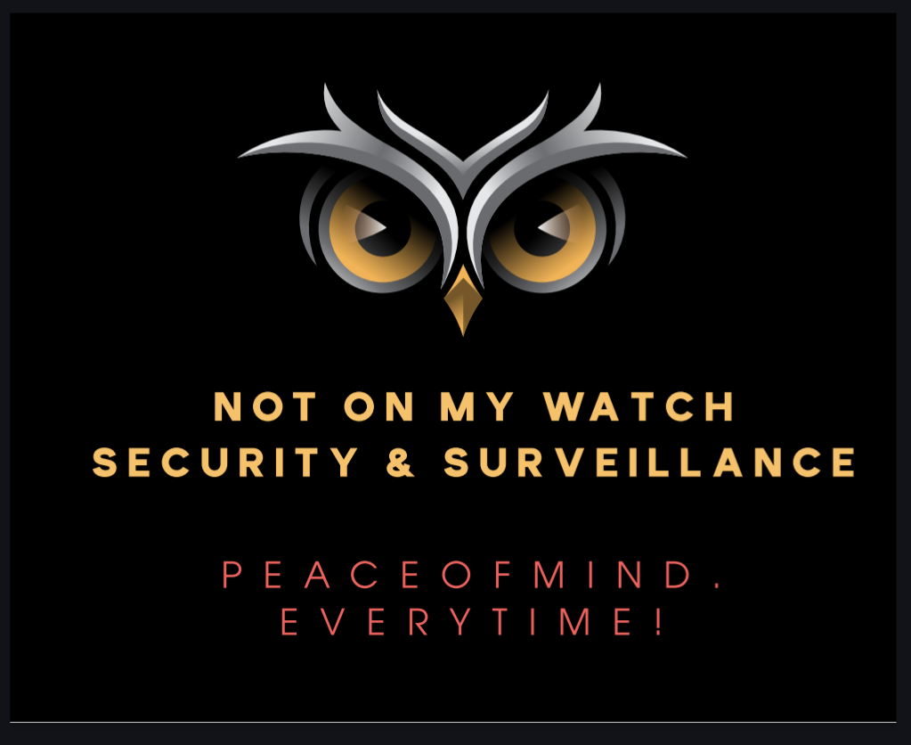 Not on my watch security and locks logo