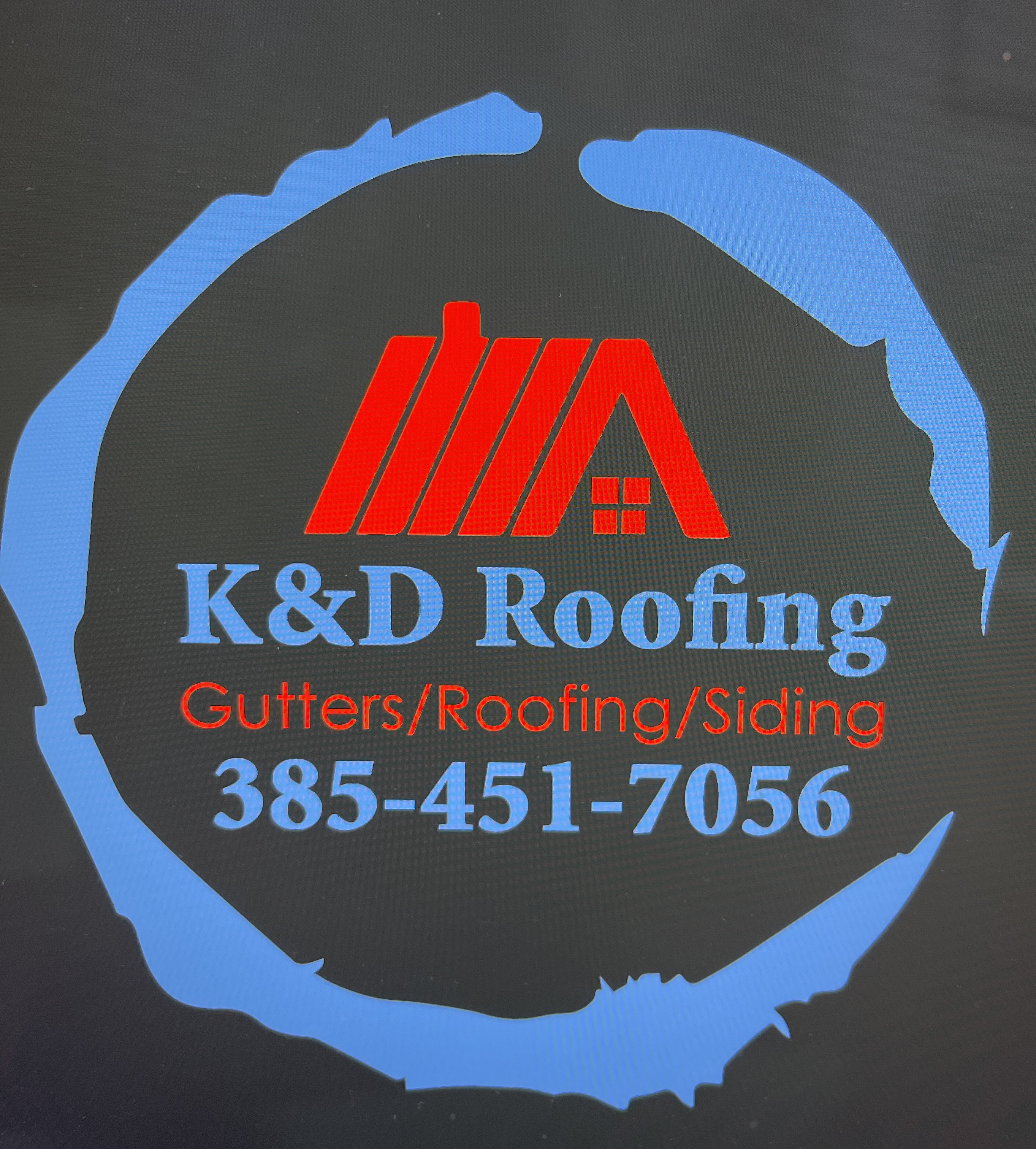 Logo for K&D Roofing LLC