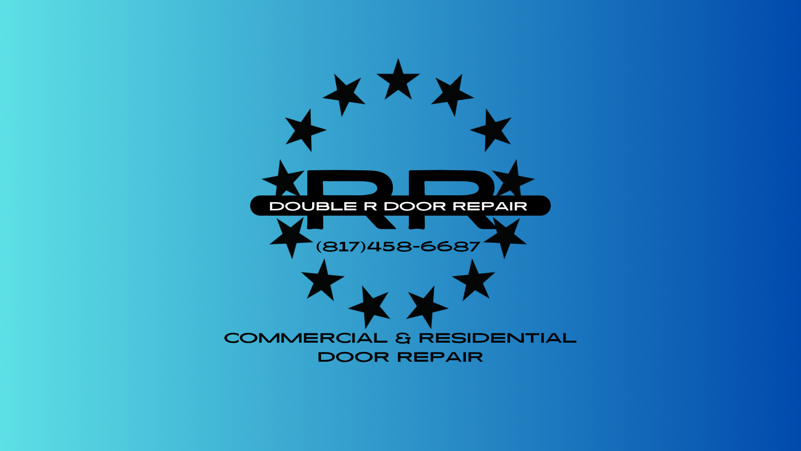 Double R Door Repair logo