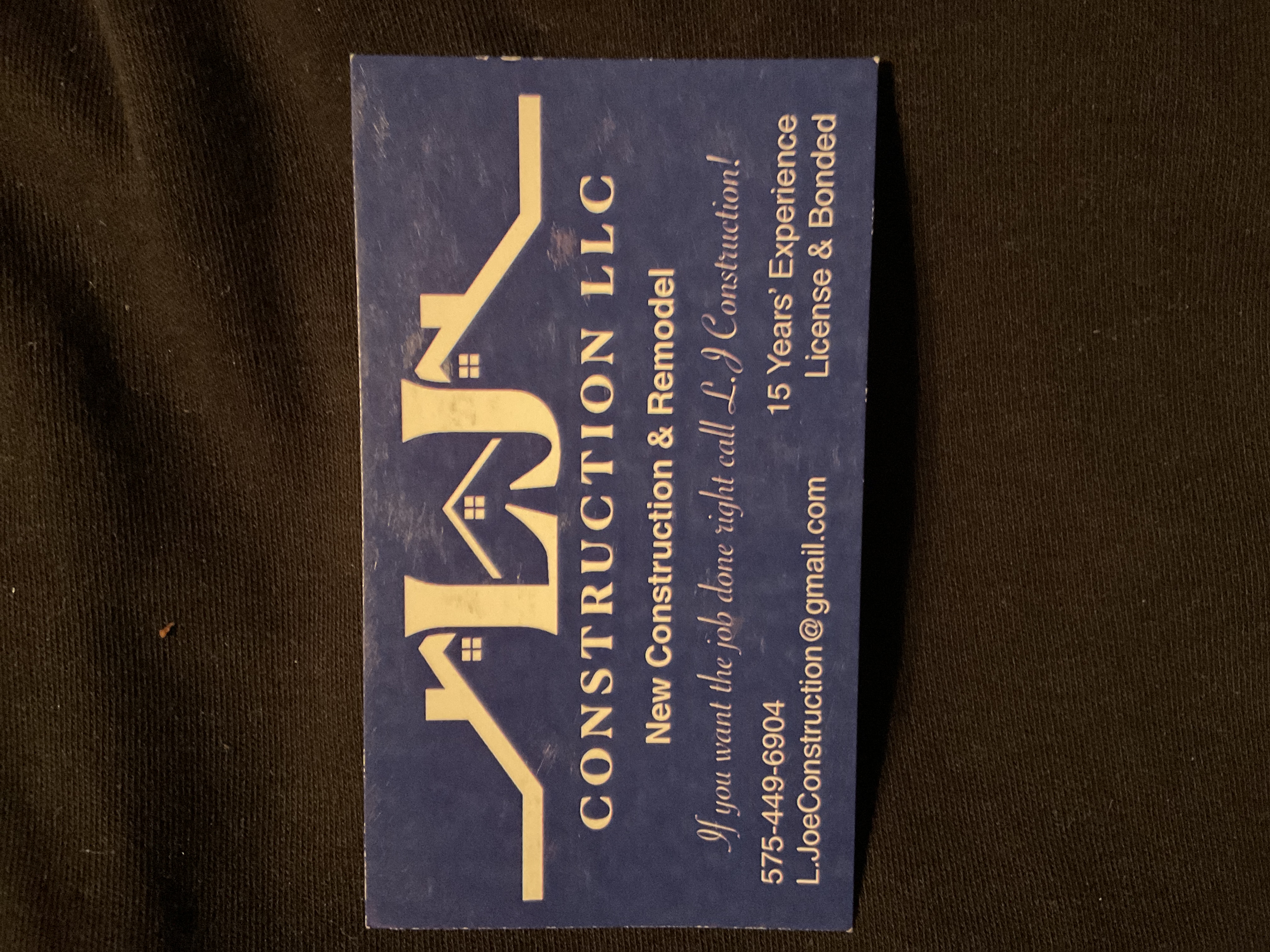 L J Construction LLC logo