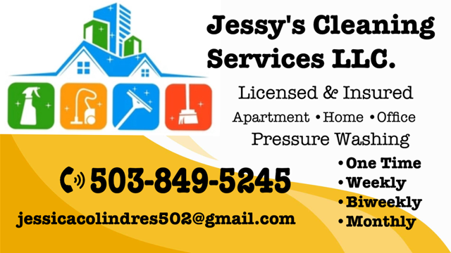 Jessies cleaning services logo