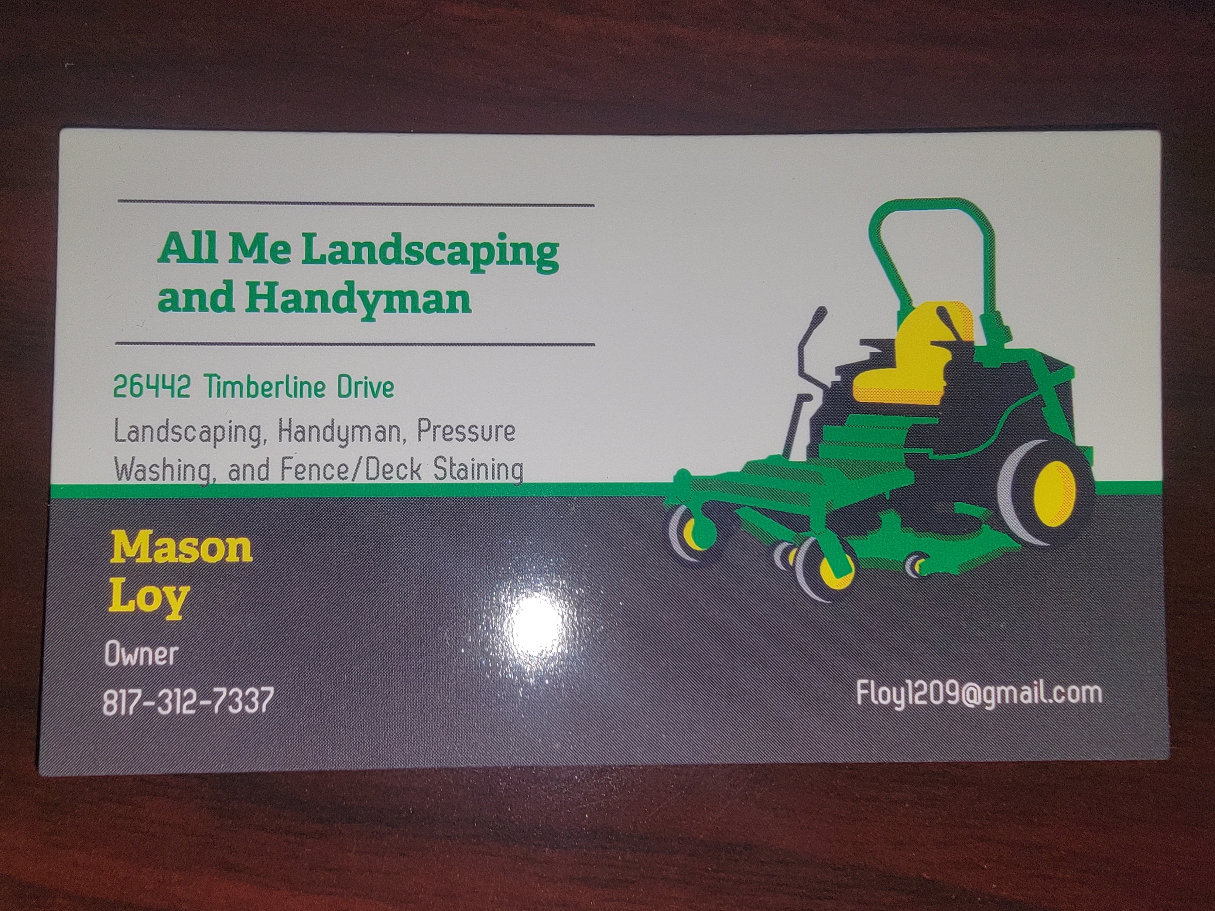 Avatar for All Me Landscaping and Handyman