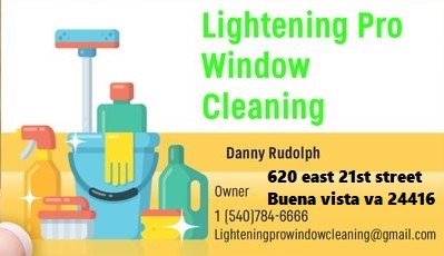 Lightening pro window cleaning logo
