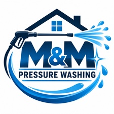 Logo for M&M Pressure Washing