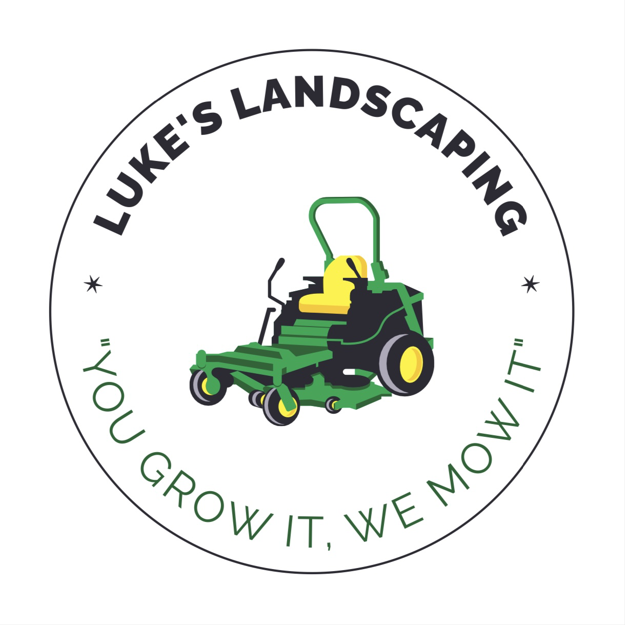 Luke's Landscaping logo