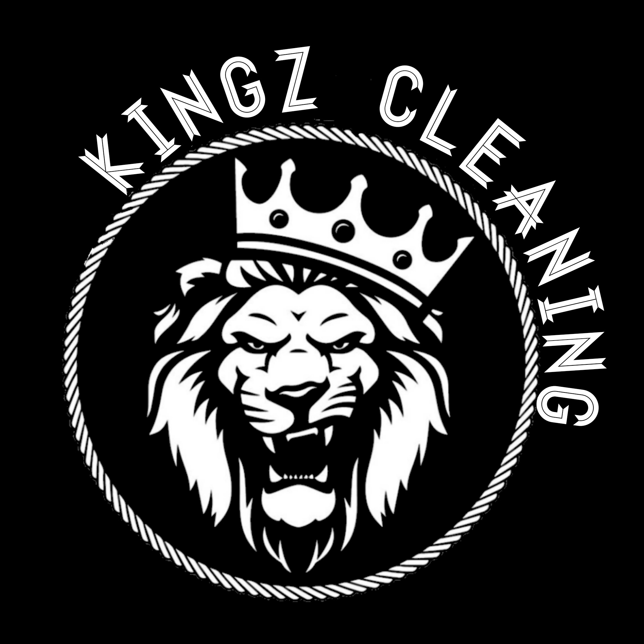 Kingz cleaning business logo