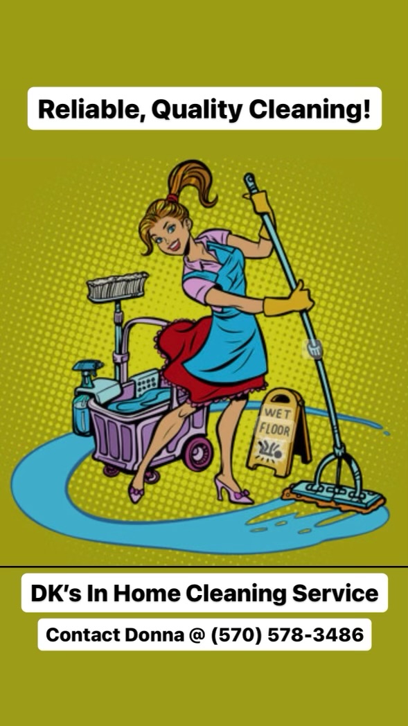 DK's In Home Cleaning Service logo