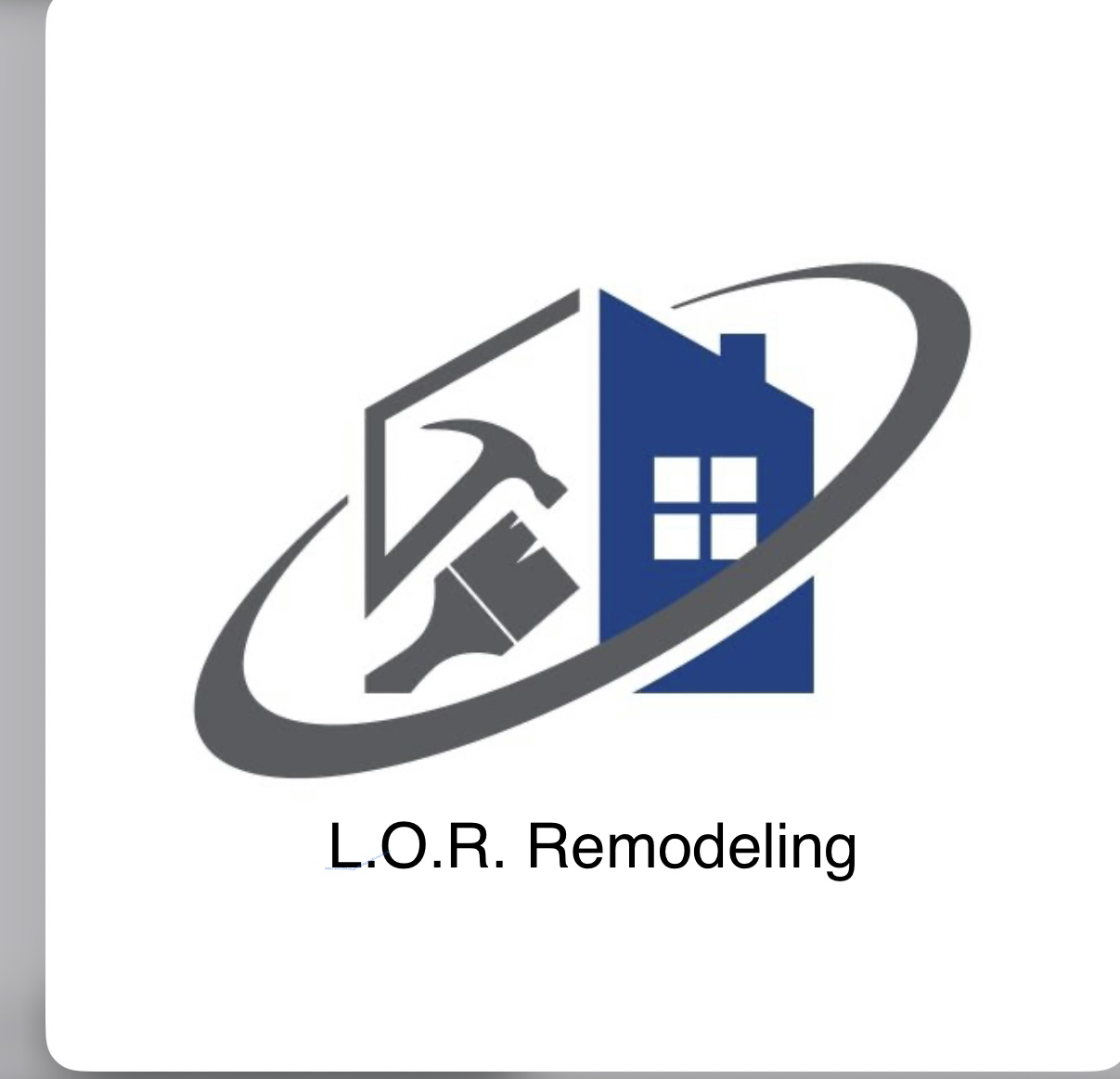 Logo for L.O.R Remodeling