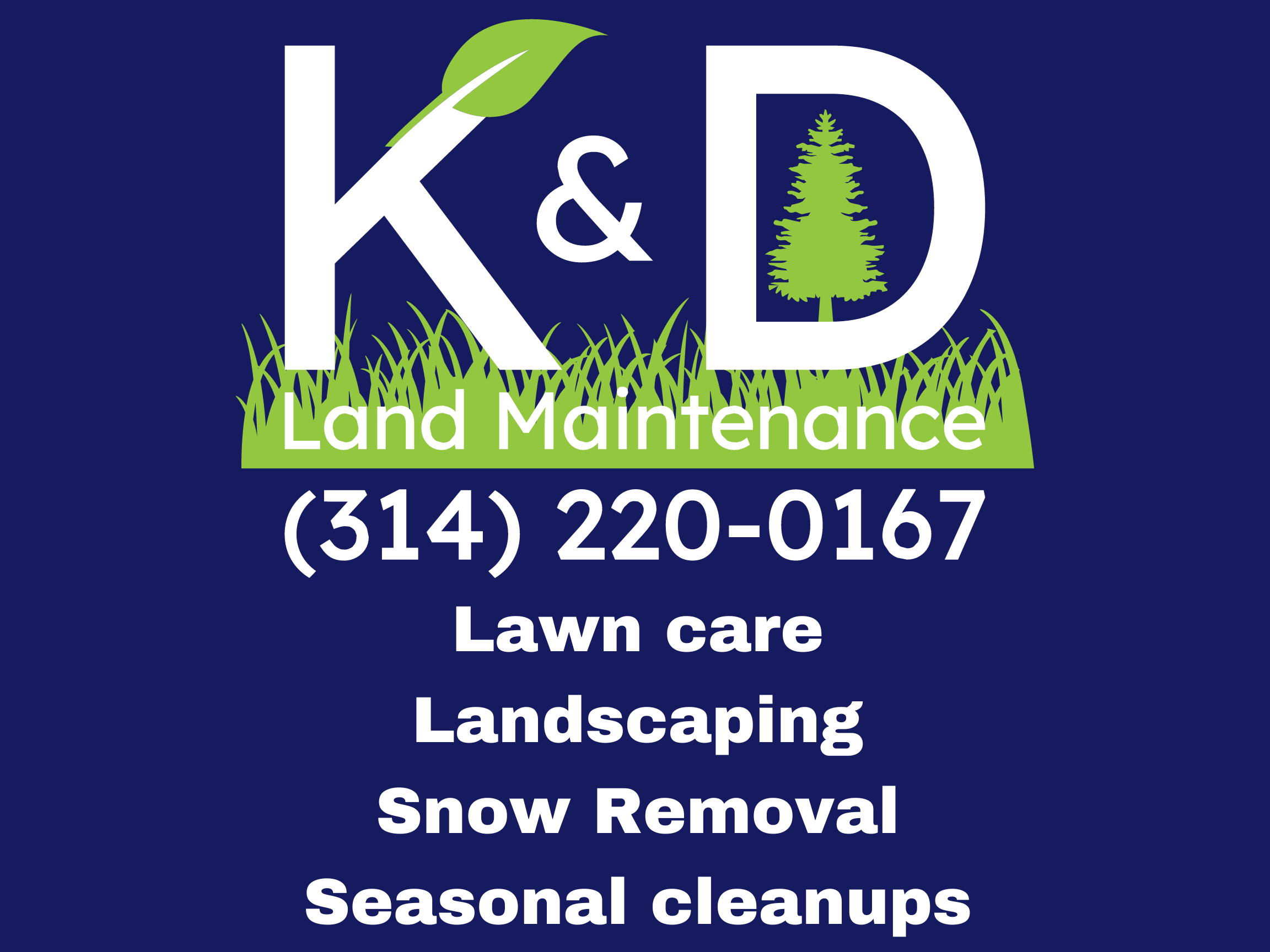 K&D Land Maintenance logo