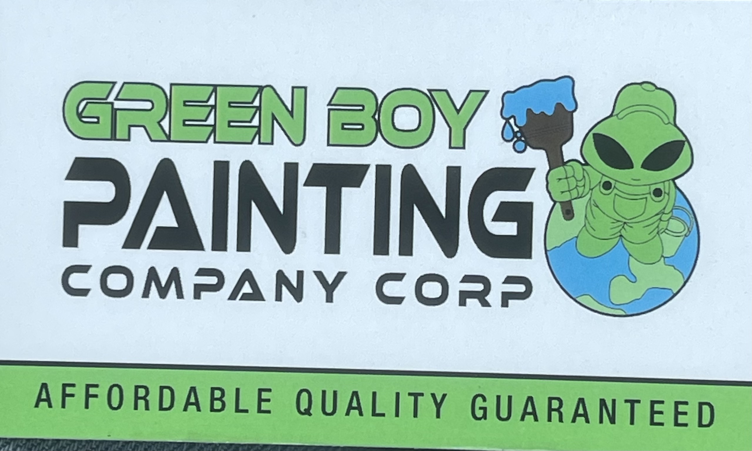 Logo for Green Boy Painting Company