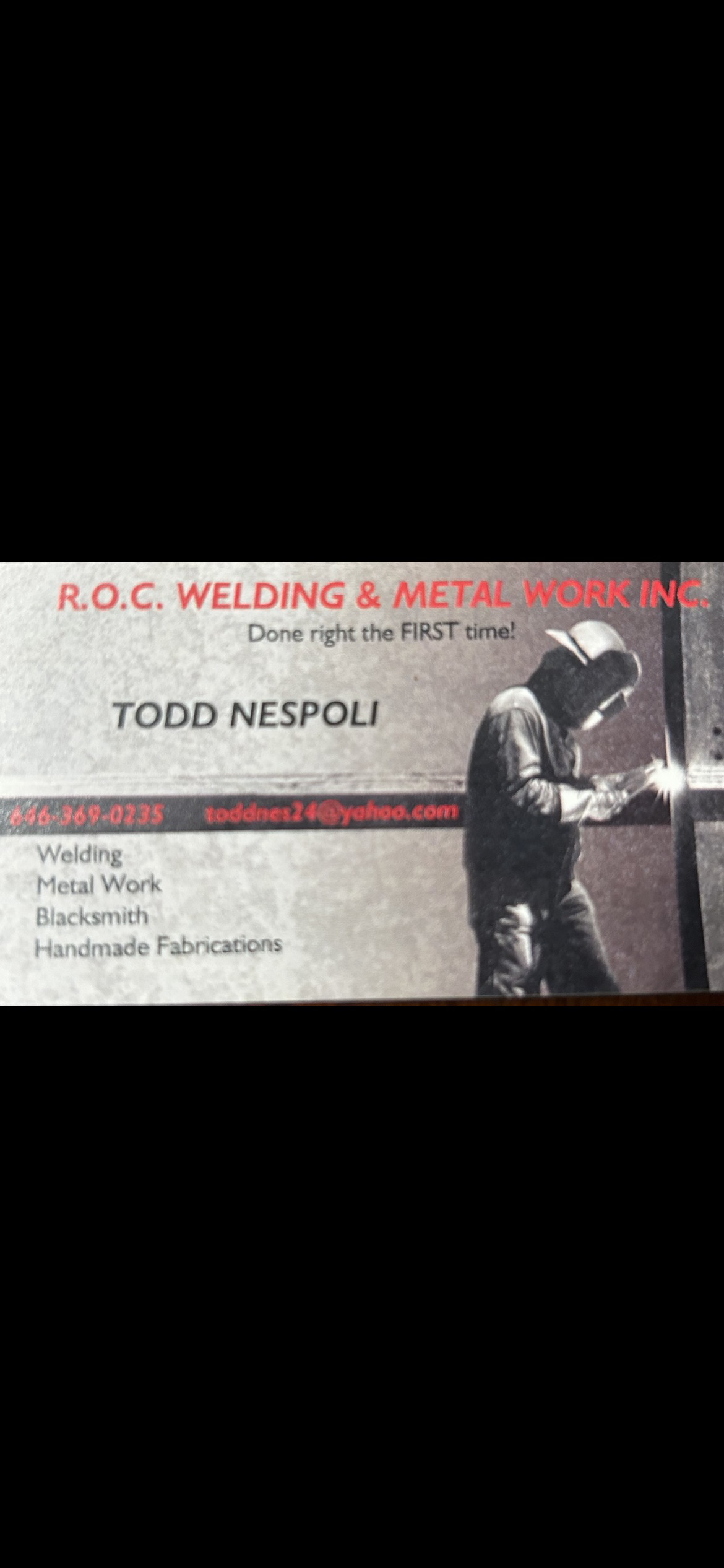 R.O.C. Welding logo