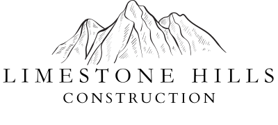 Limestone hills construction logo