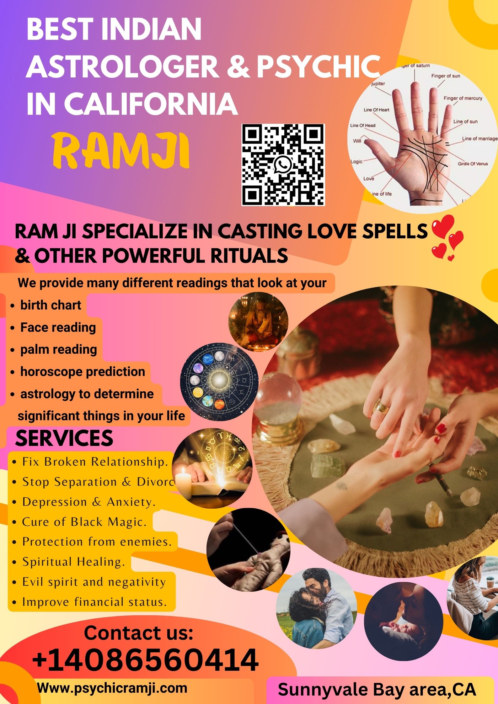 Best Indian astrologer psychic in California logo