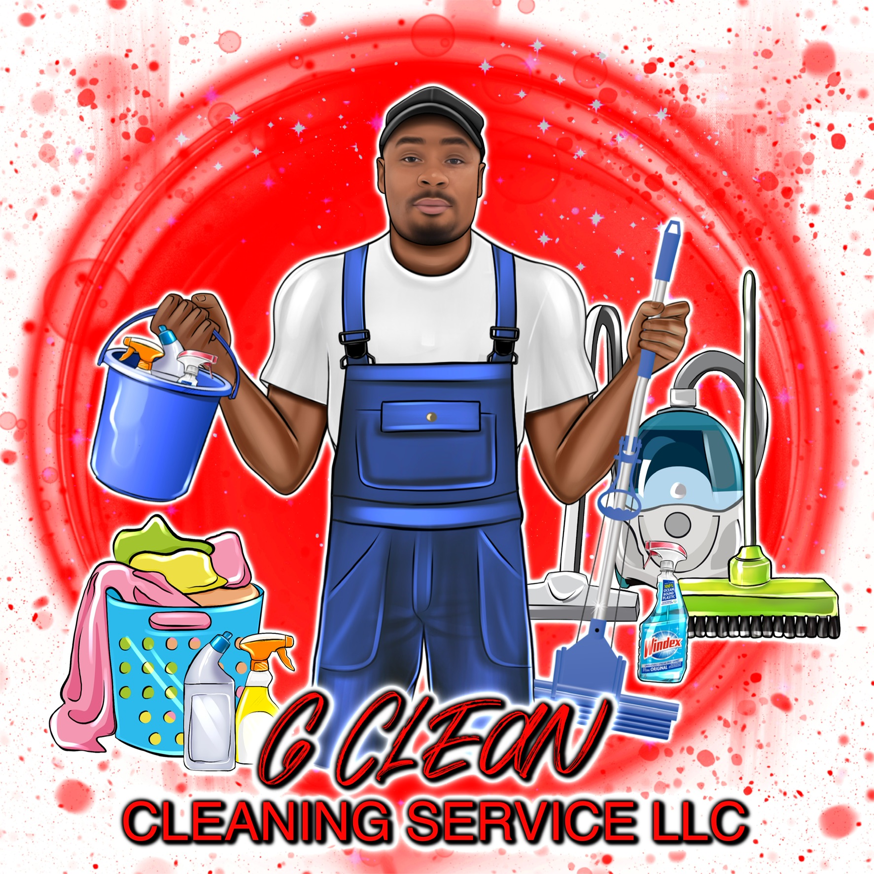 G clean cleaning service logo