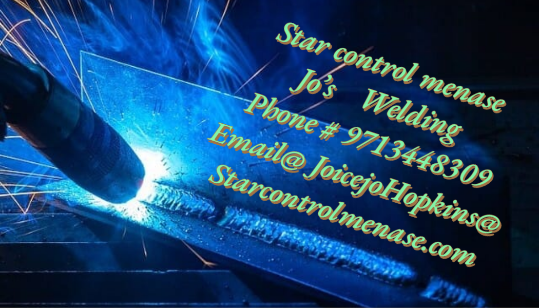 Star control menase Jo's welding logo