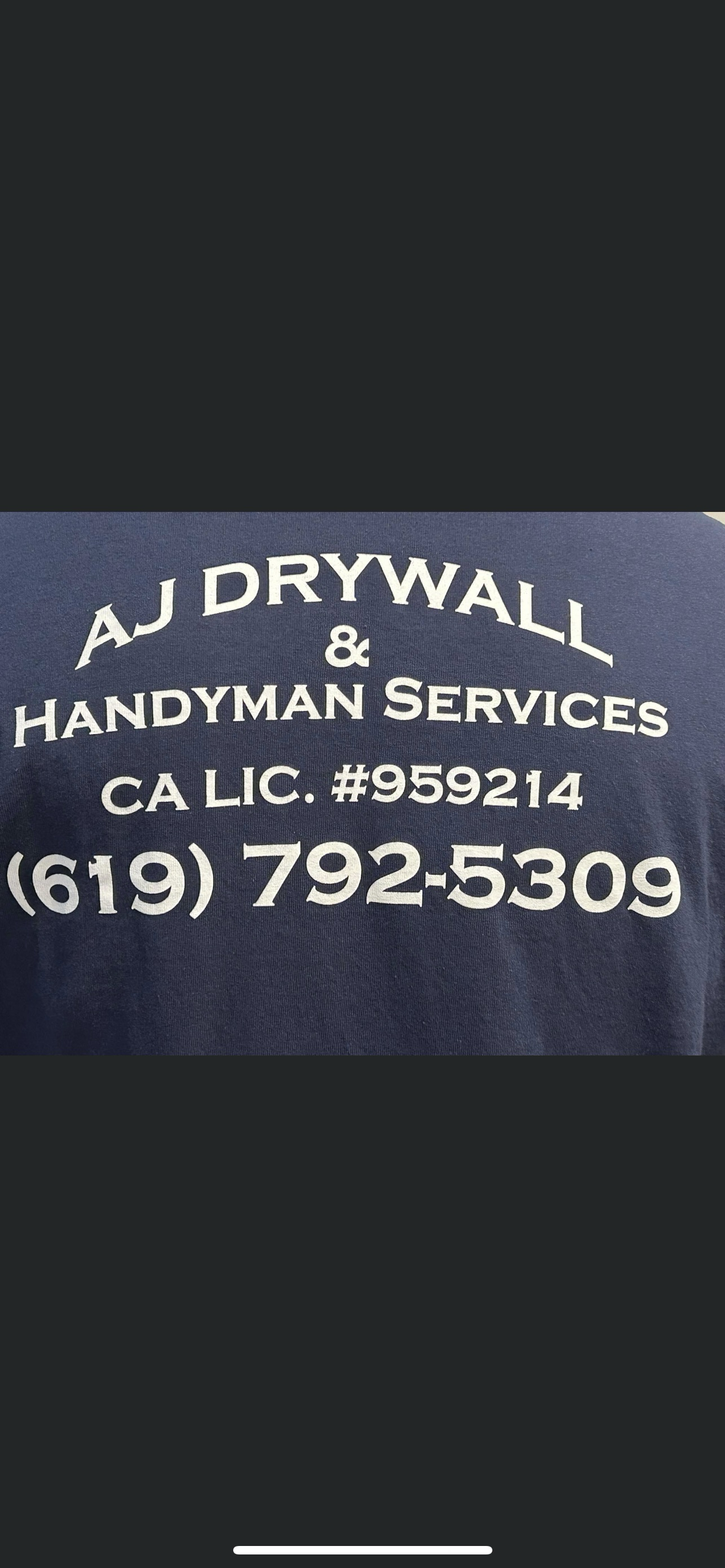 AJ Drywall and Handyman Services logo