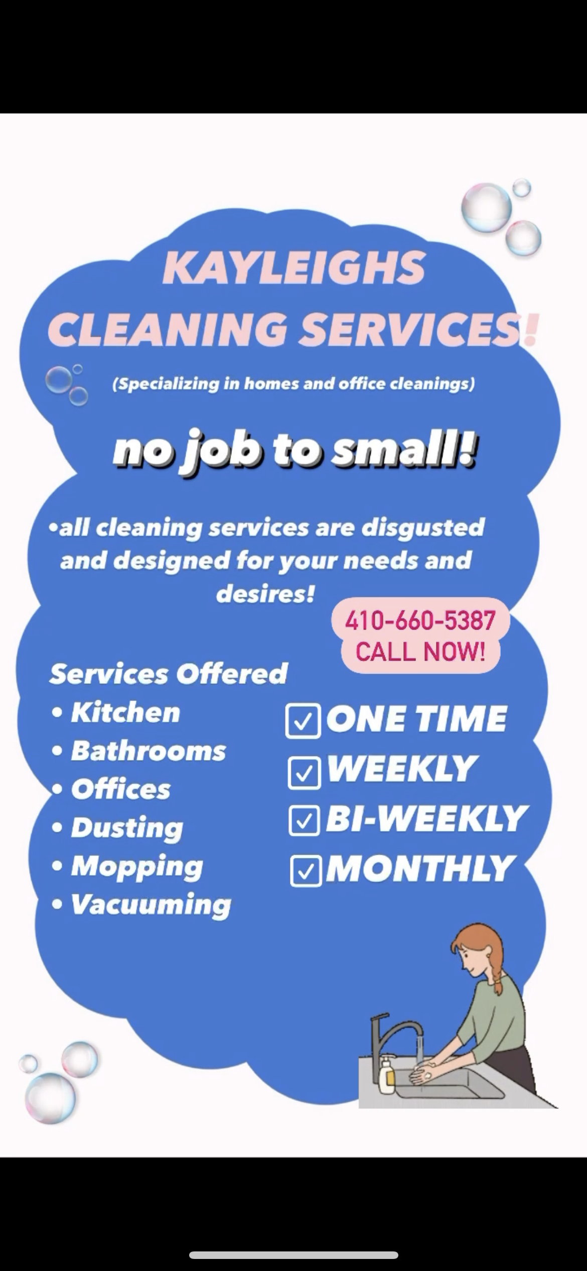 Avatar for Kayleighs cleaning services