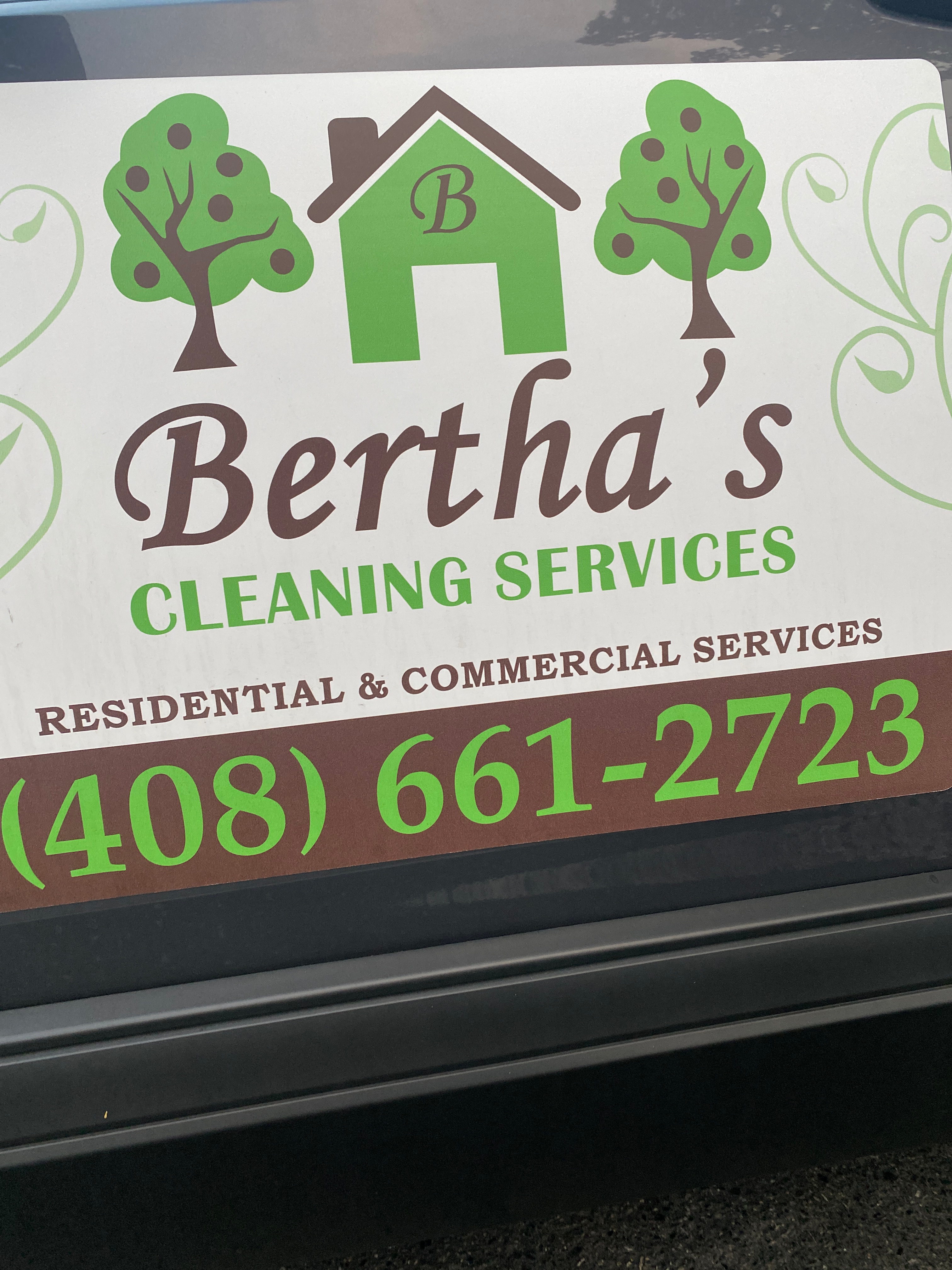 Logo for Berthas Cleaning Services