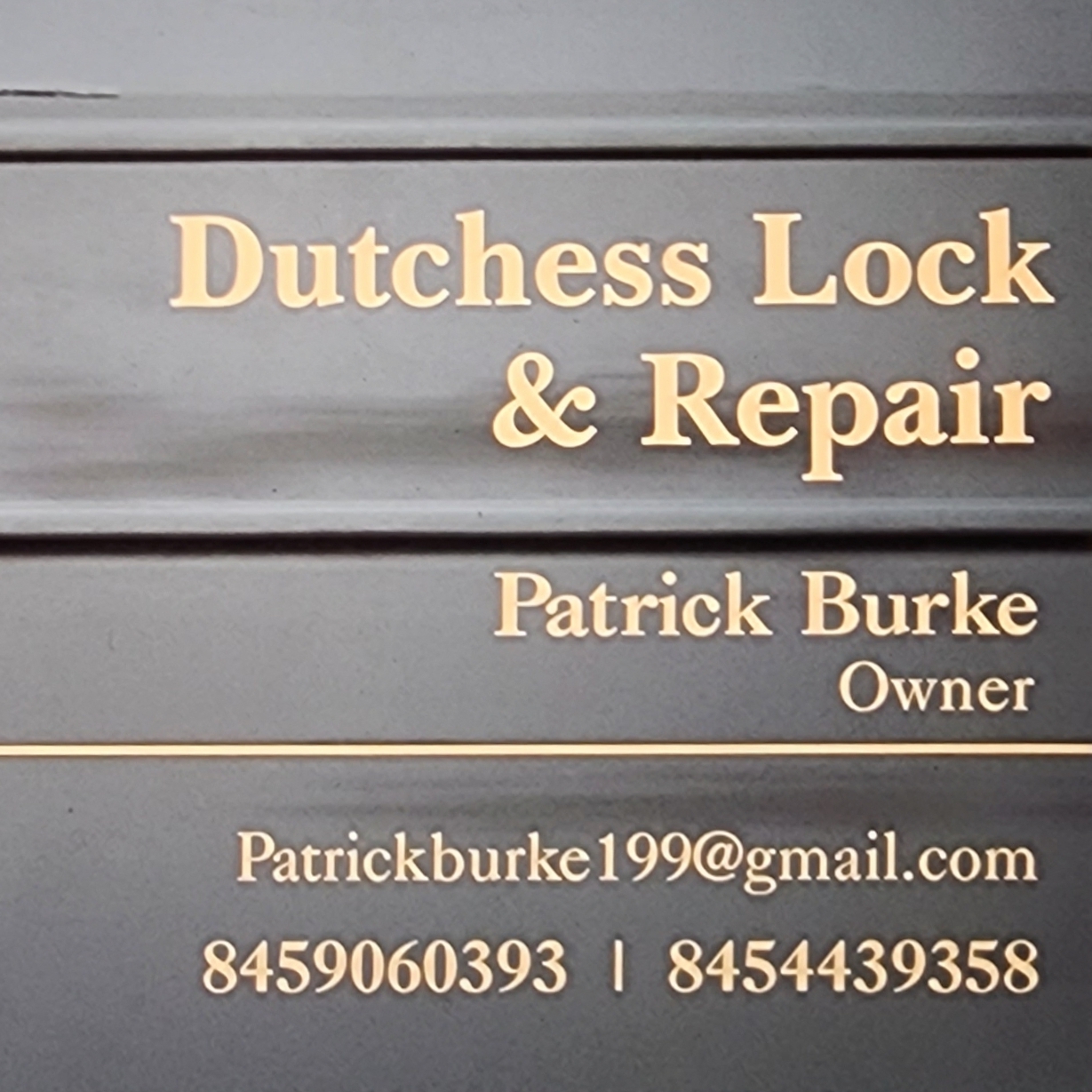 Dutchess lock and repair service logo