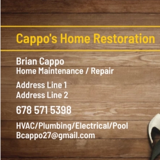 Cappo's Home Restoration logo