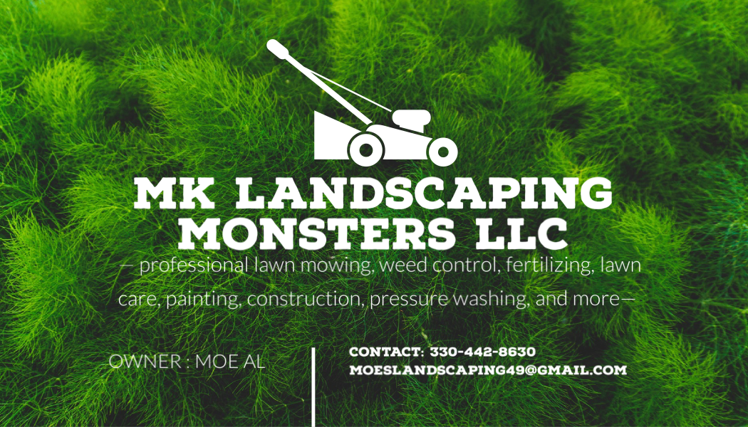 Mk landscaping monsters llc logo