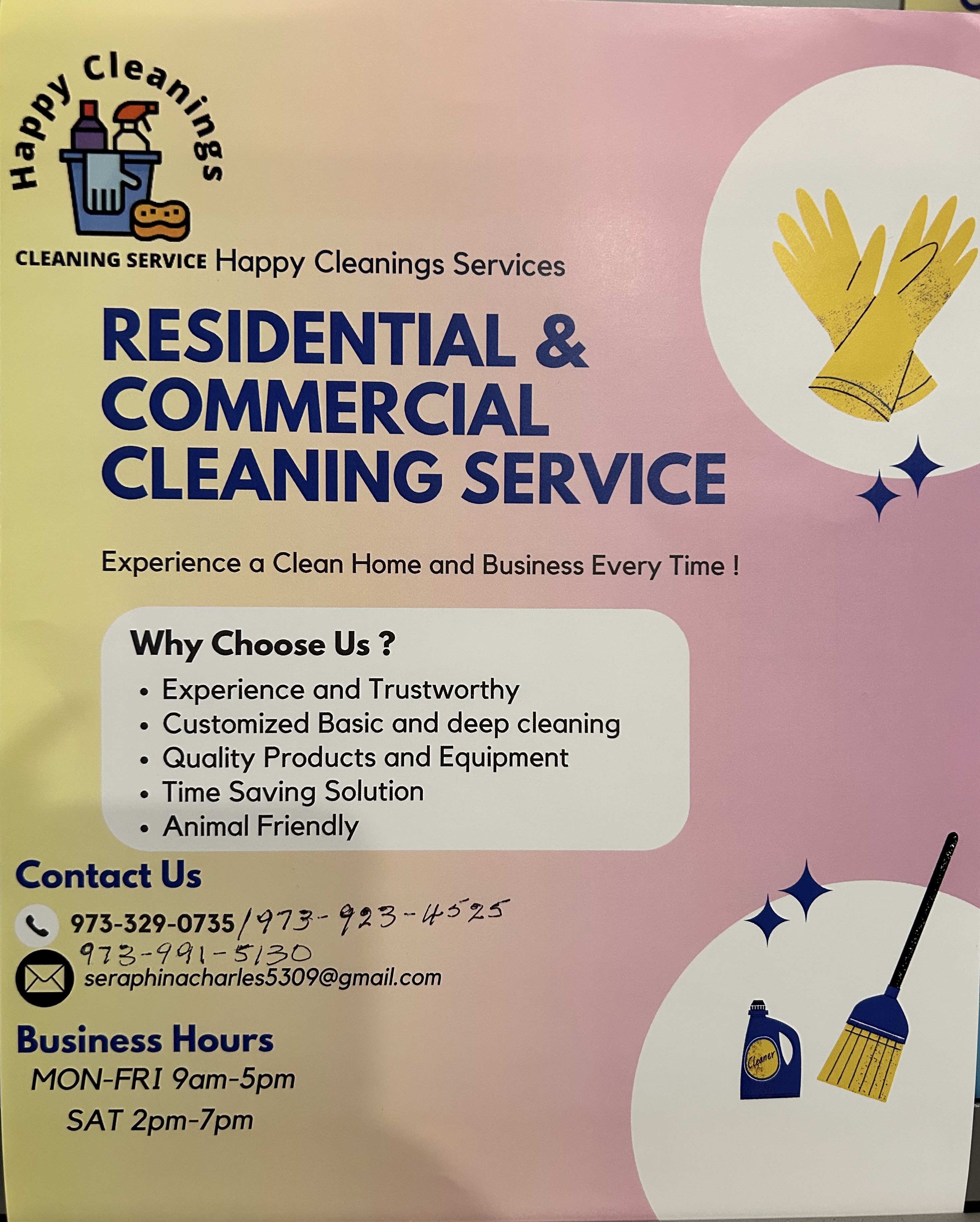 Happy Cleanings Services logo