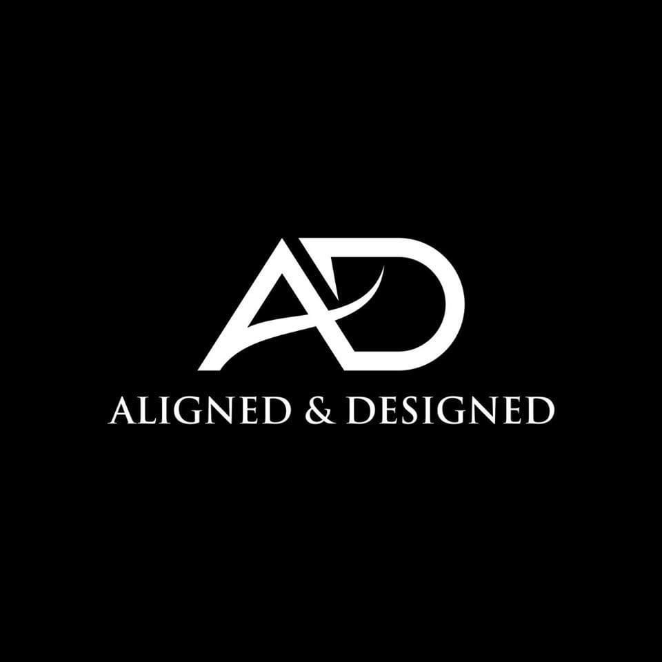 Aligned and designed llc logo