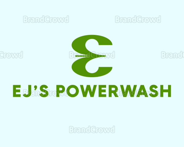 EJs Powerwash logo