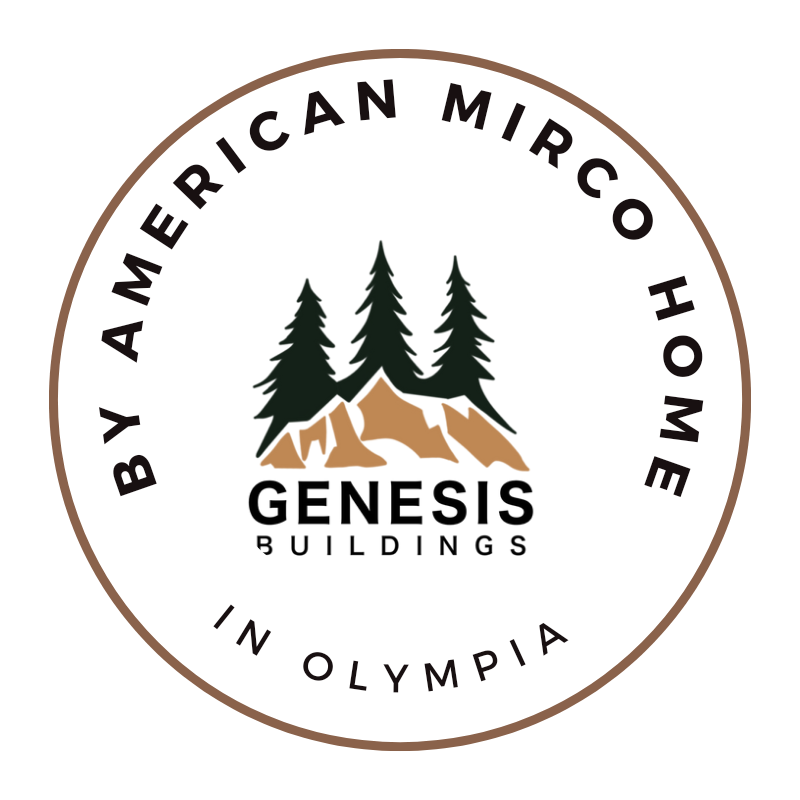 Genesis Buildings of Olympia by American Micro Homes logo