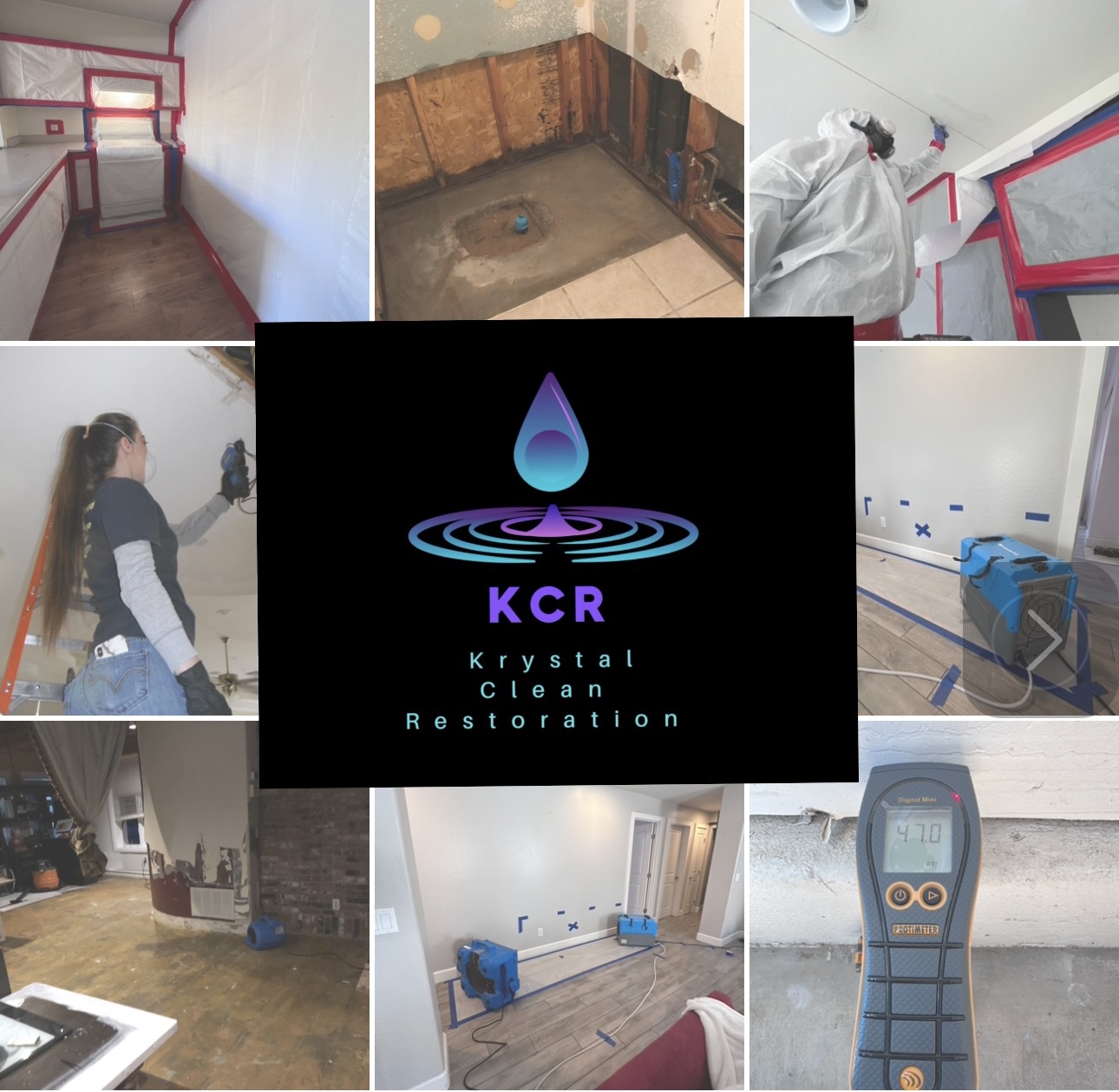 Krystal Clean Restoration logo