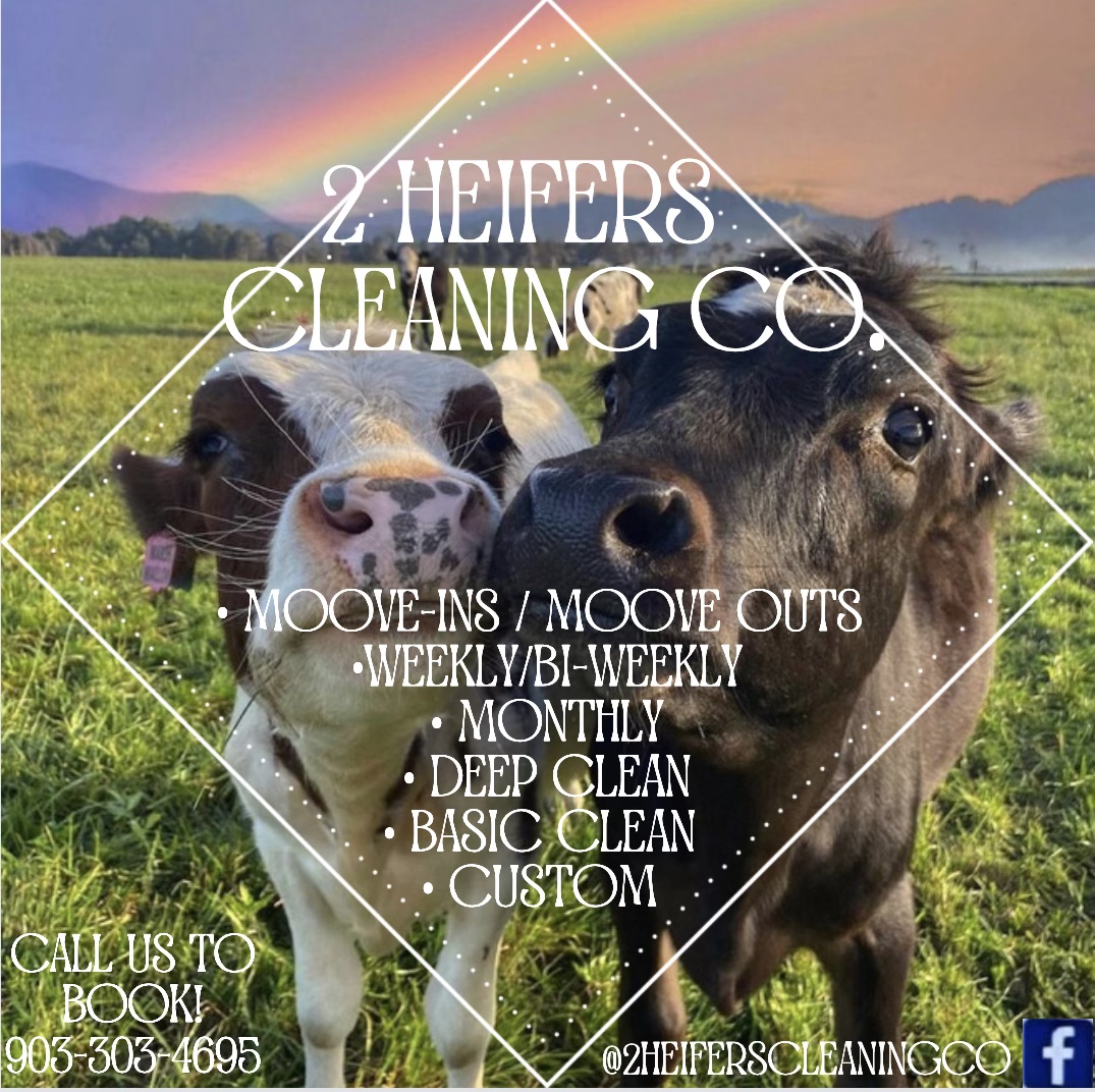 2 Heifers Cleaning Co logo