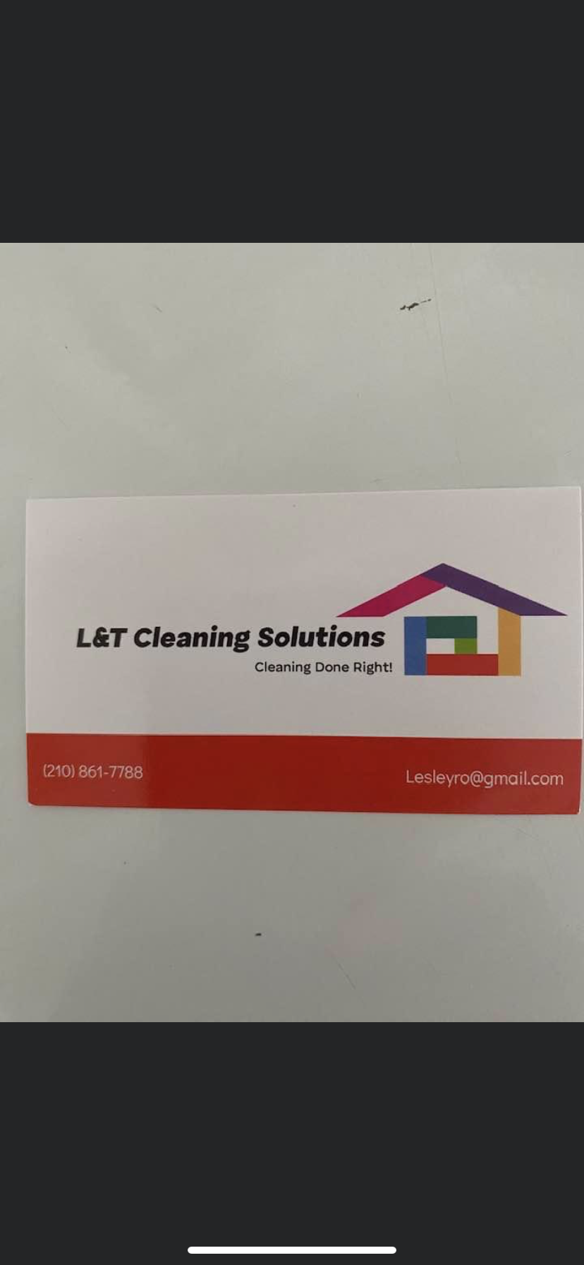 L&T cleaning solutions logo