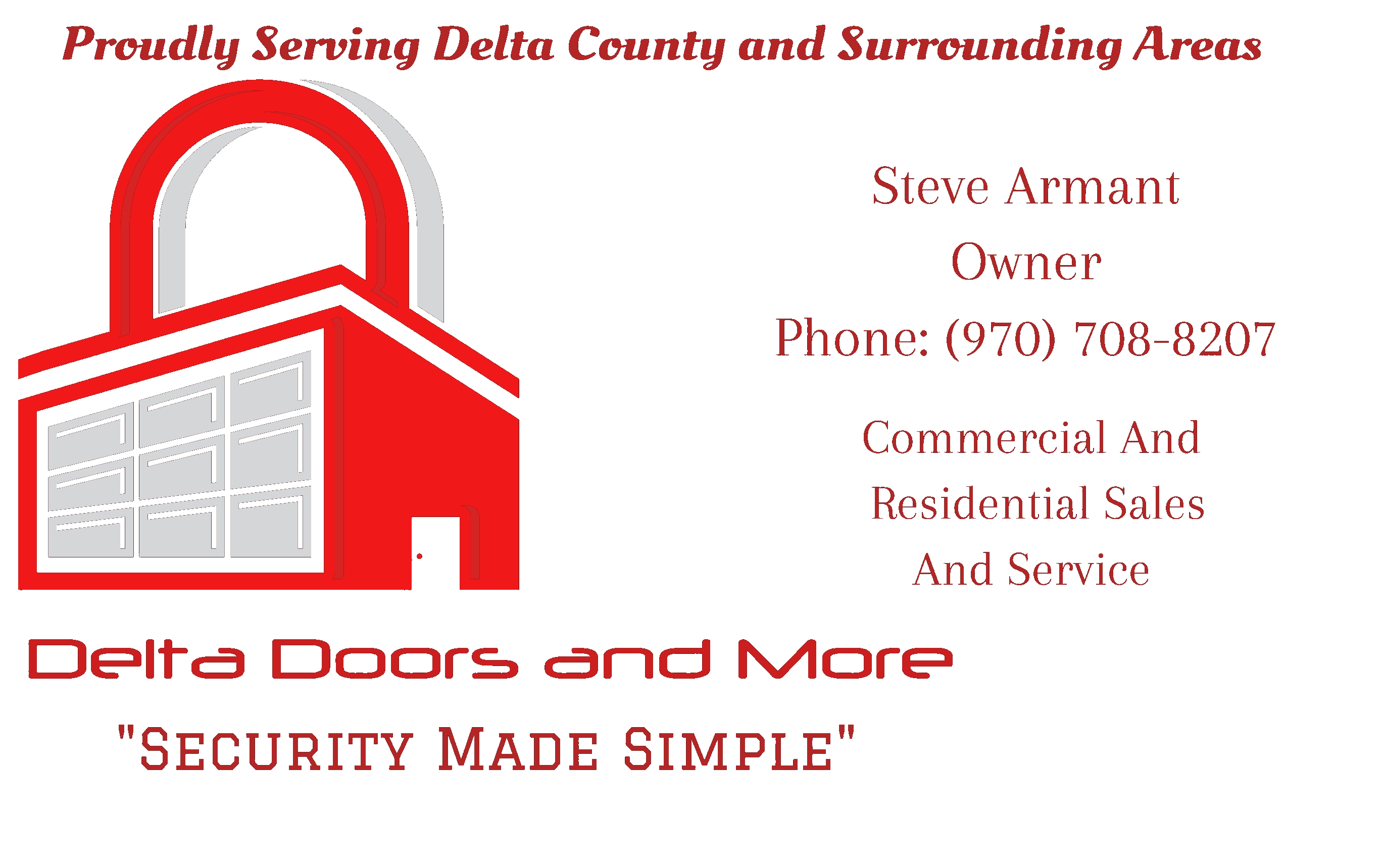 Delta doors and more logo